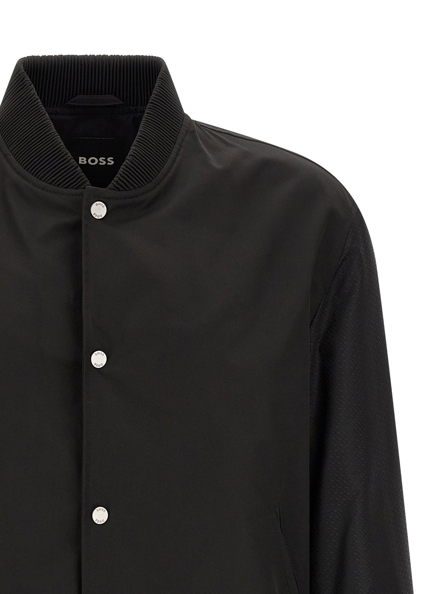 Hugo Boss Monogram Sleeve Bomber Jacket