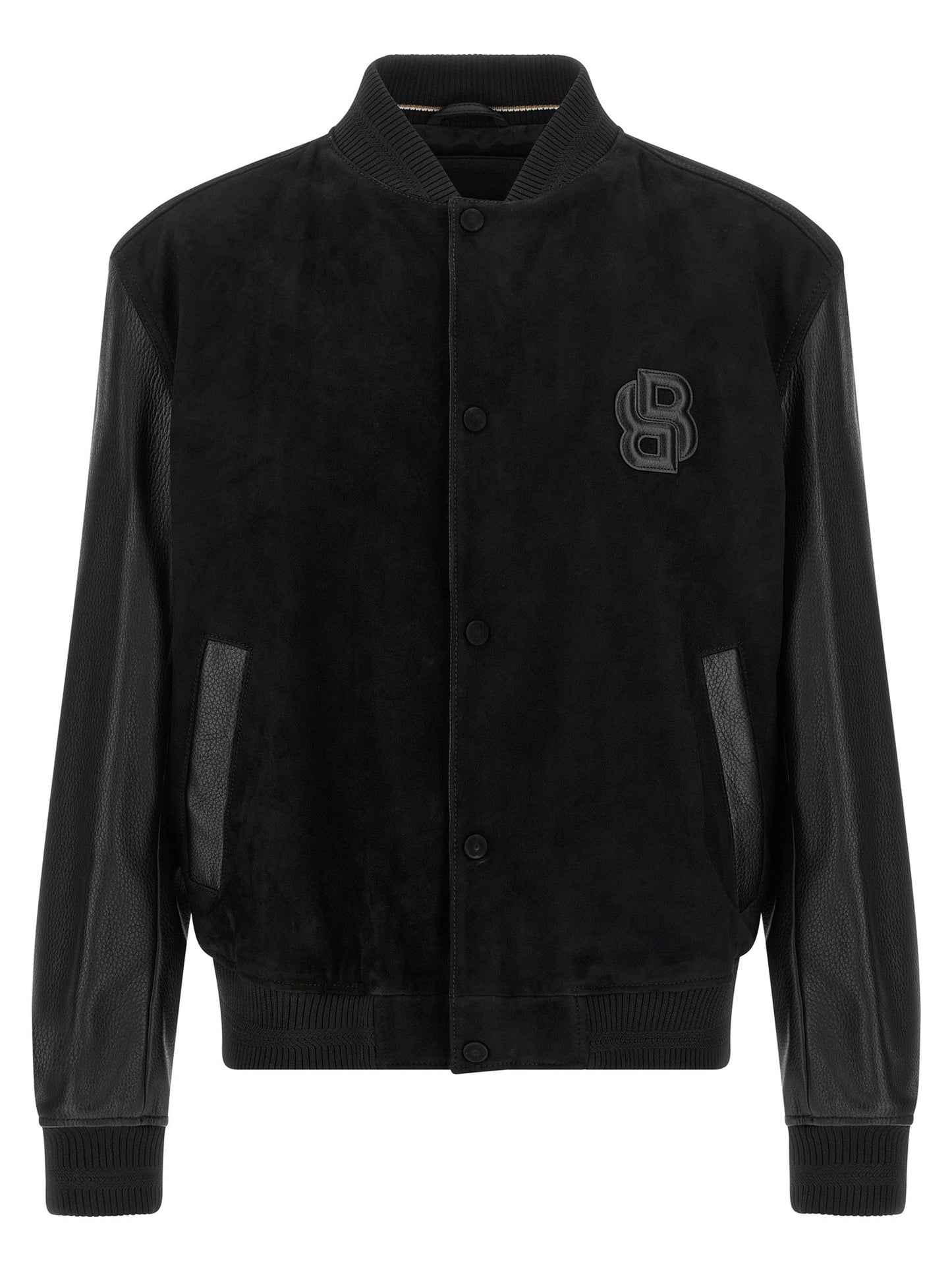 Hugo Boss Leather Bomber Jacket