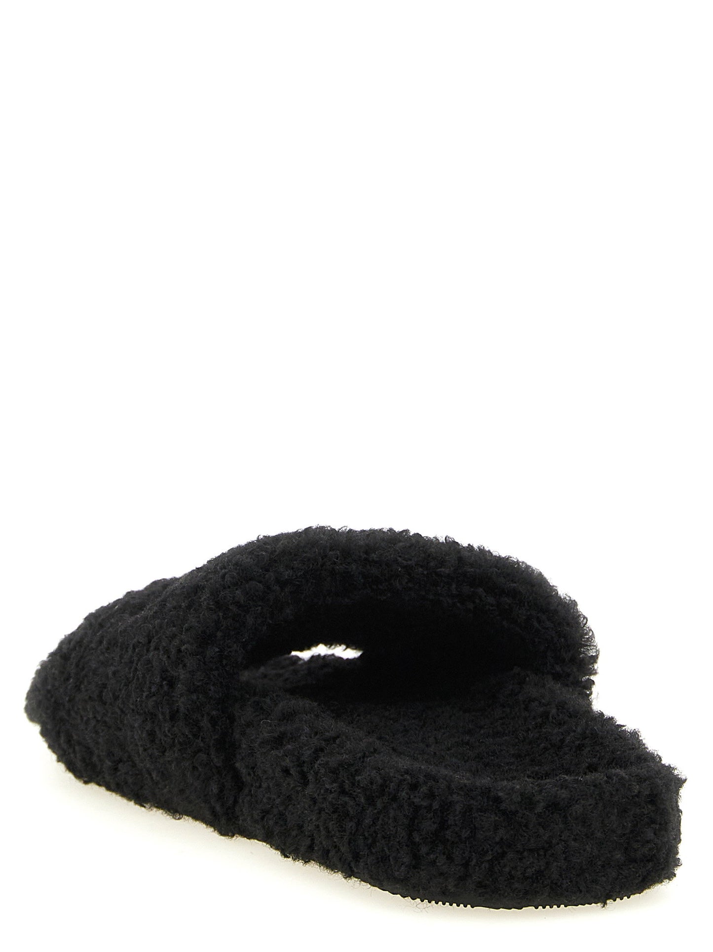 Balenciaga Furry Open Sandals