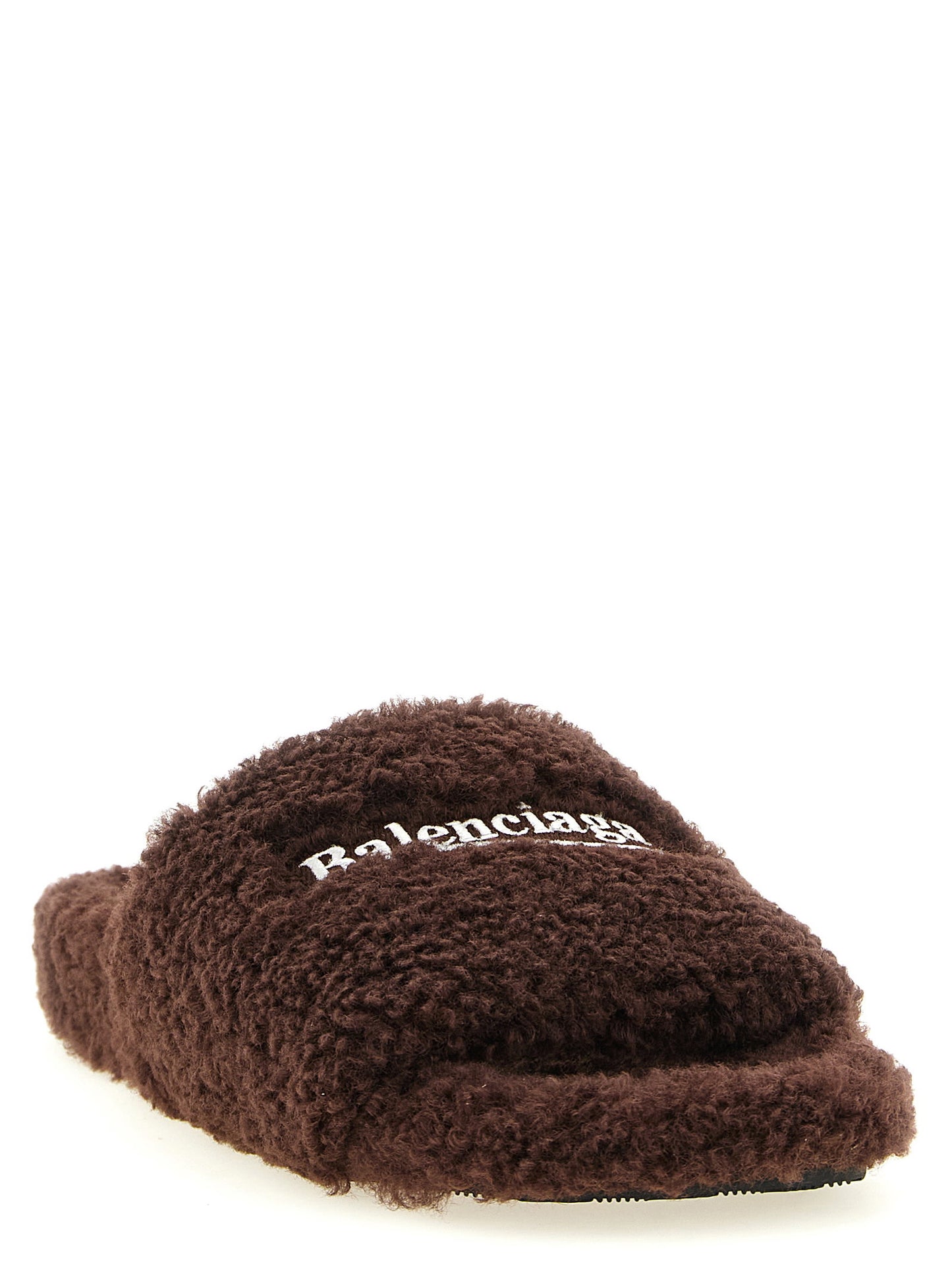 Balenciaga Furry Open Sandals