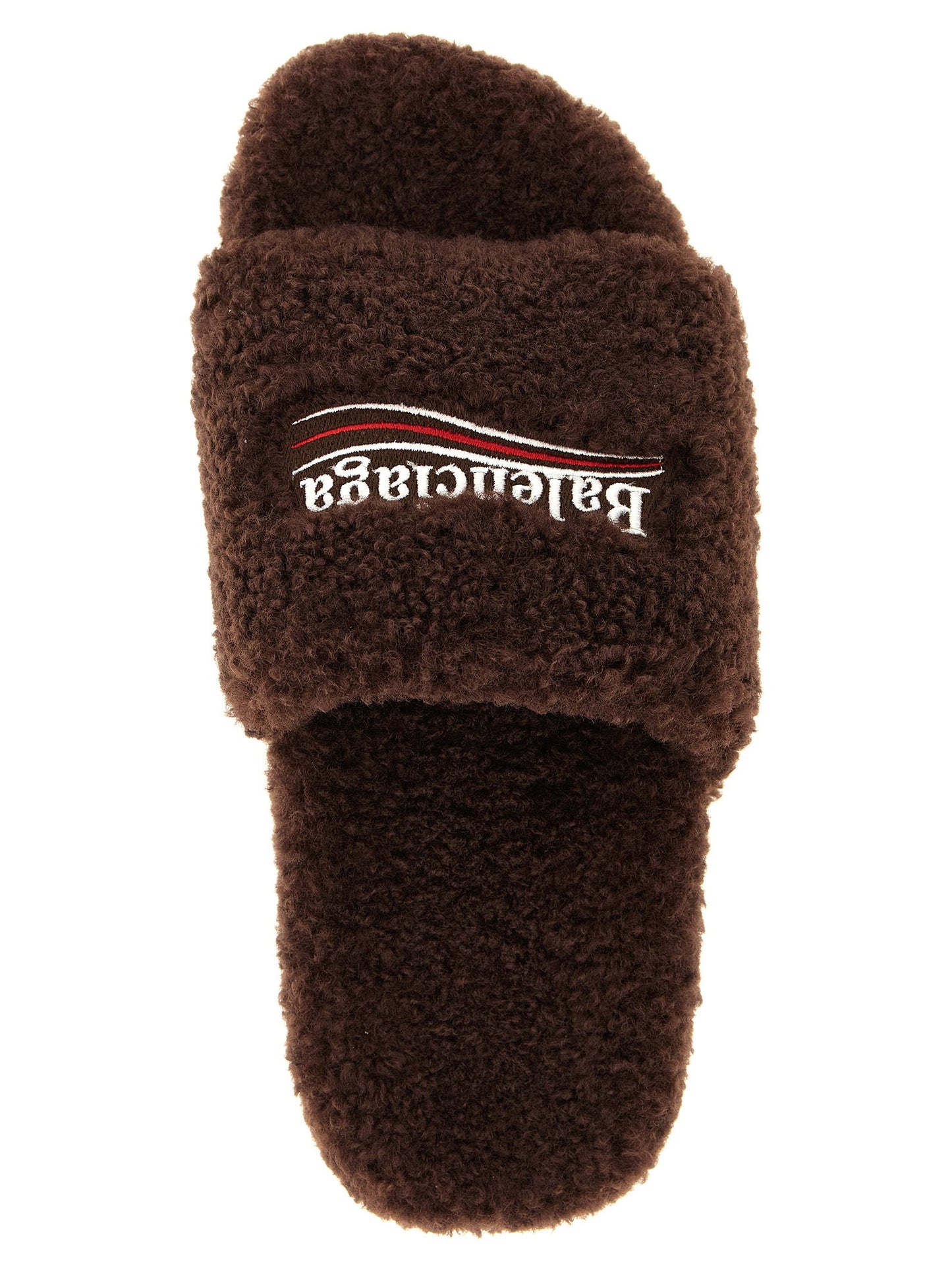 Balenciaga Furry Open Sandals