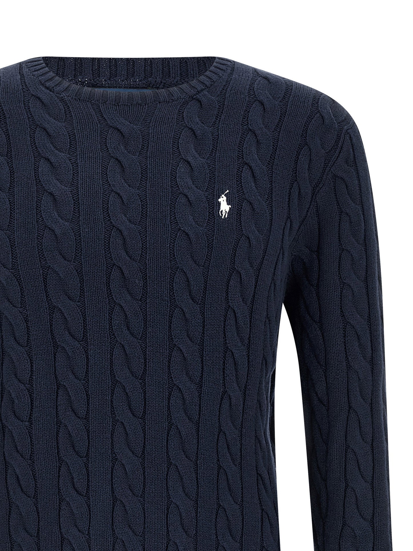Polo Ralph Lauren Cotton Braided Sweater