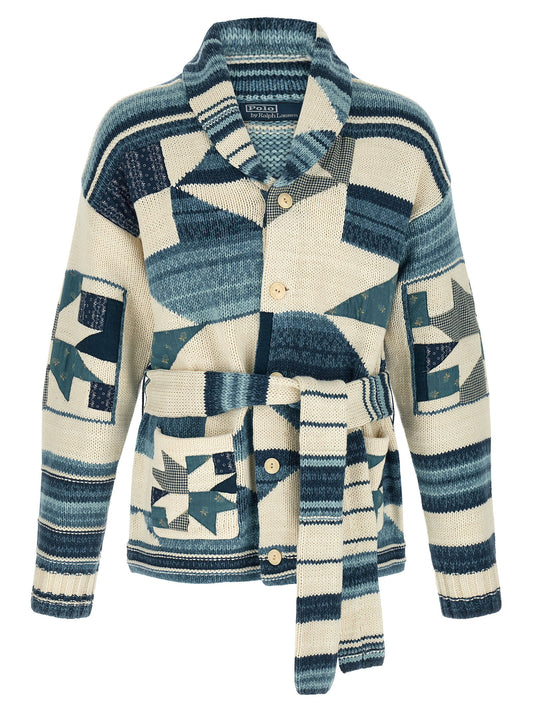 Polo Ralph Lauren Patchwork Cardigan