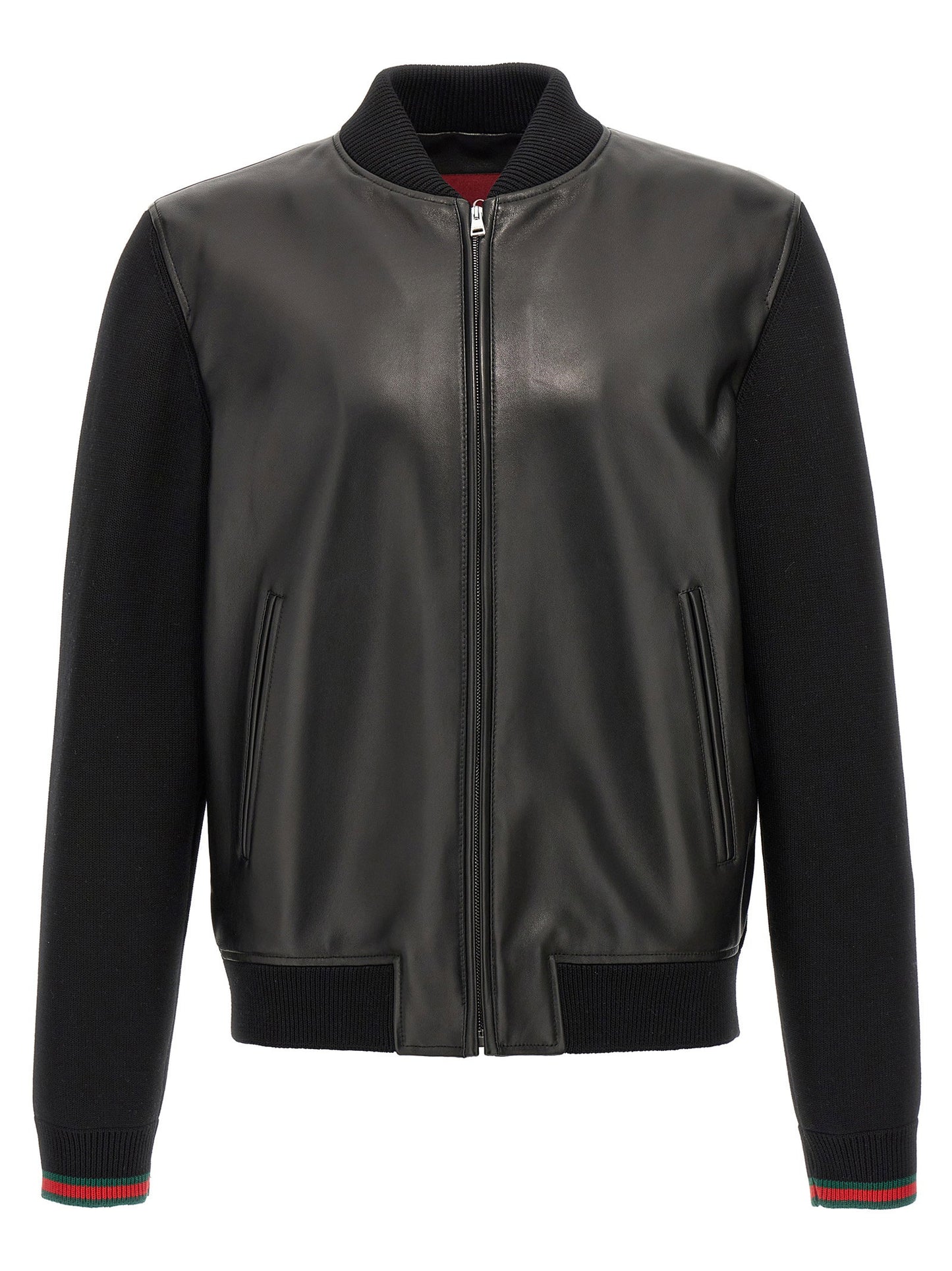 Gucci Bimaterial Bomber Jacket