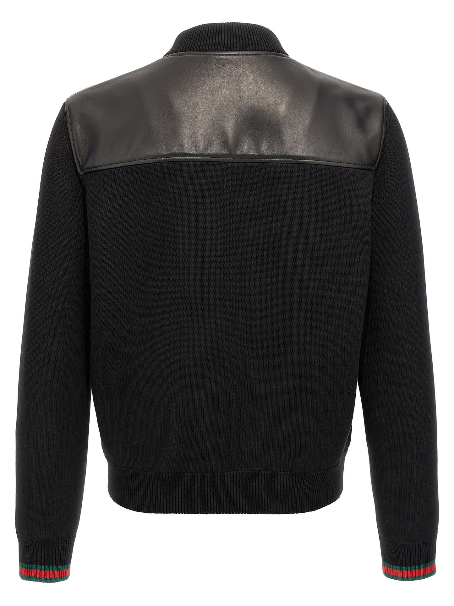 Gucci Bimaterial Bomber Jacket