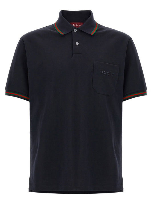 Gucci Nastro Web Polo Shirt
