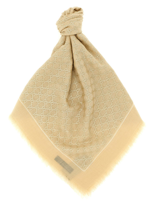 Gucci Gg Lamé Shawl