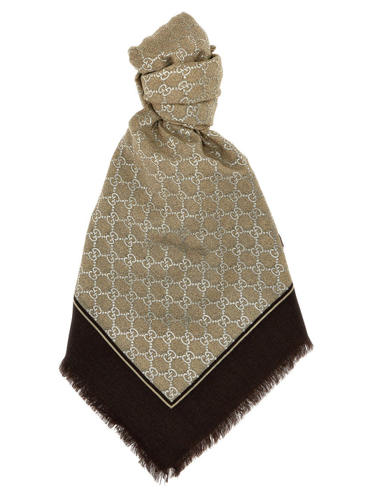 Gucci Gg Lamé Scarf
