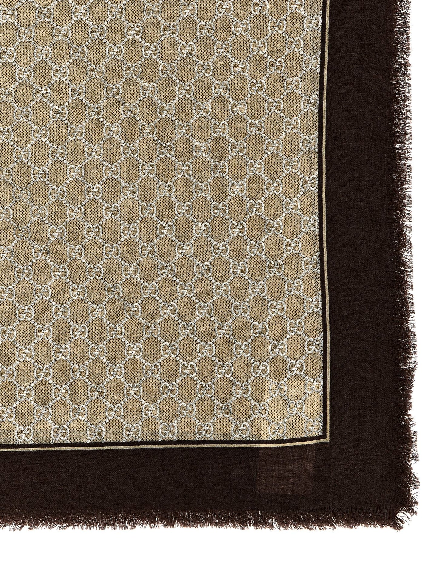 Gucci Gg Lamé Scarf
