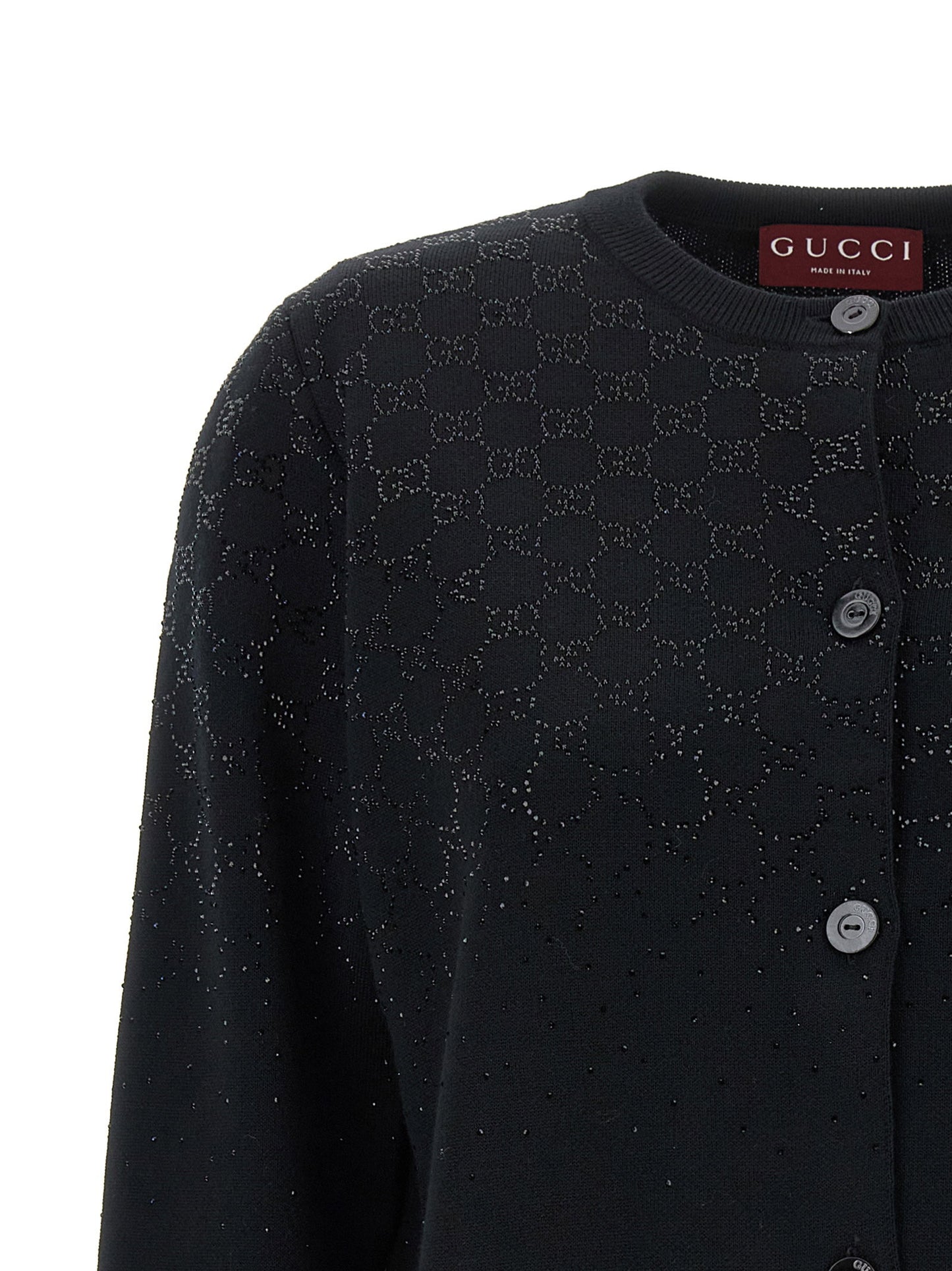 Gucci Gg Crystal Cardigan