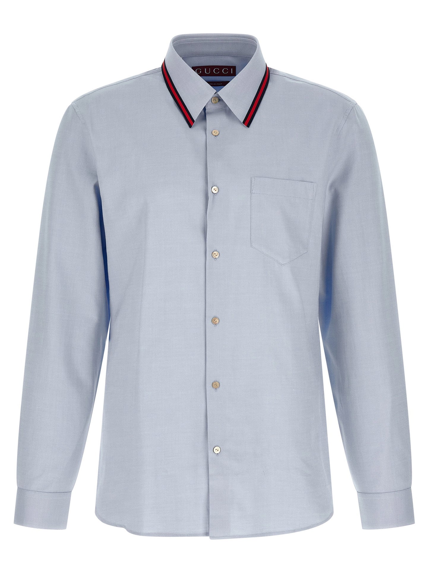 Gucci Web Collar Shirt