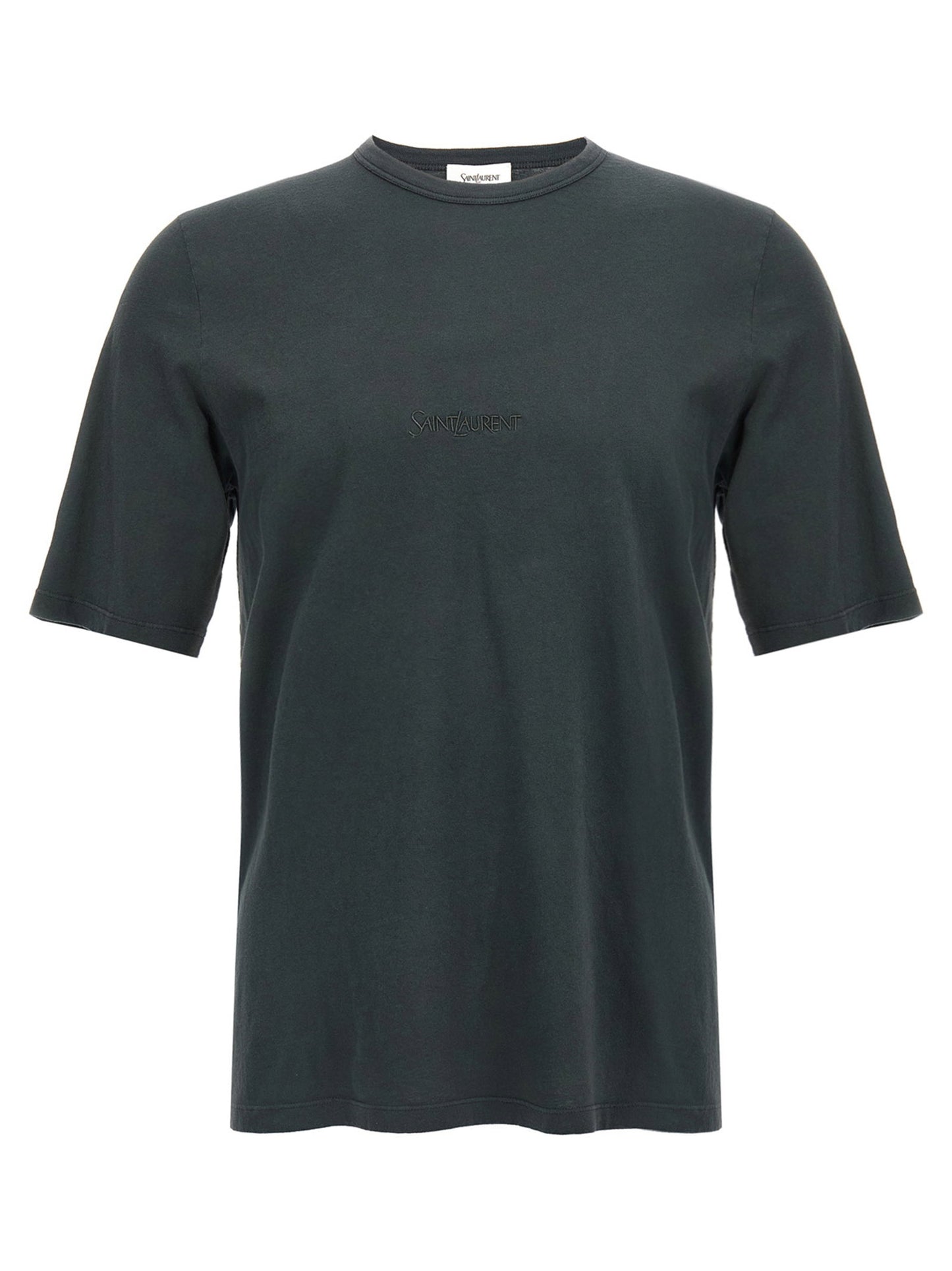 Saint Laurent Logo Embroidery T-shirt