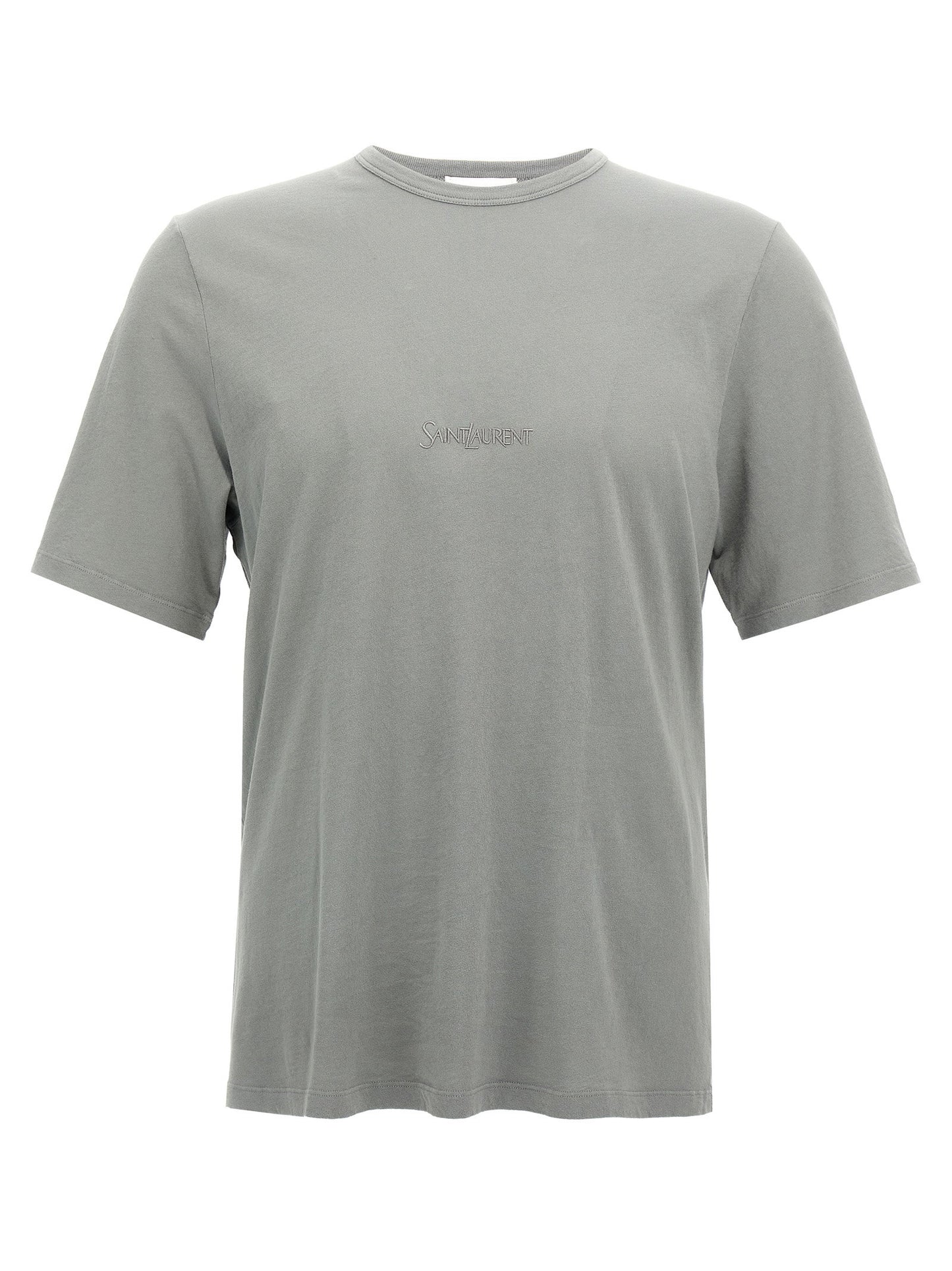 Saint Laurent Logo Embroidery T-shirt