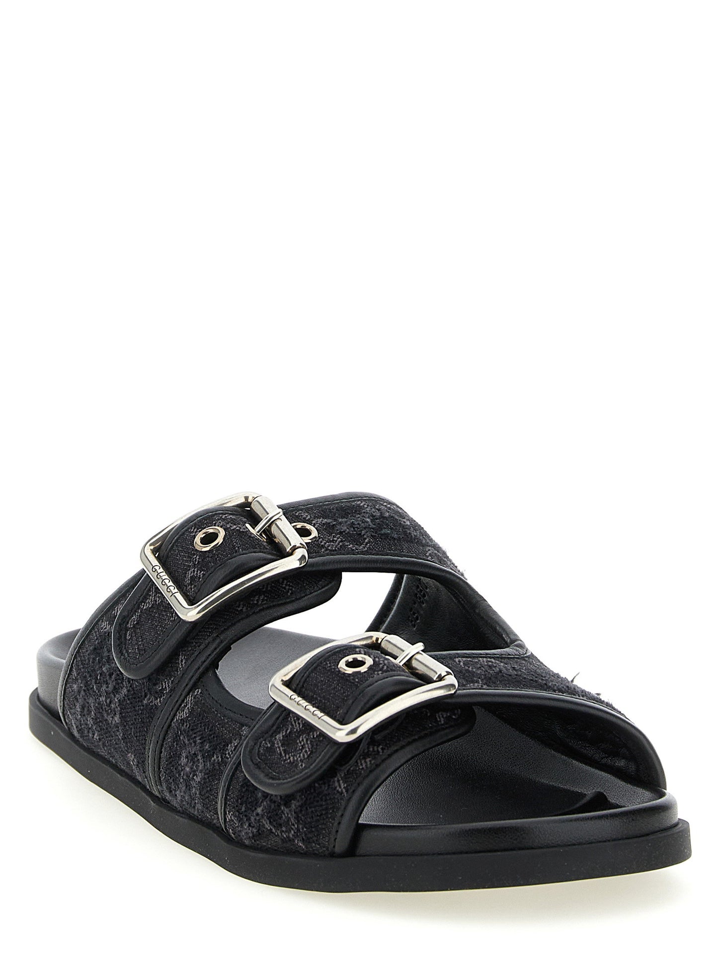 Gucci Gg Denim Slides