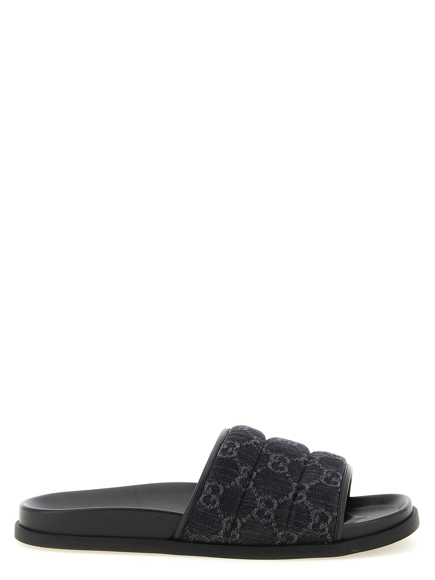 Gucci Gg Denim Slides