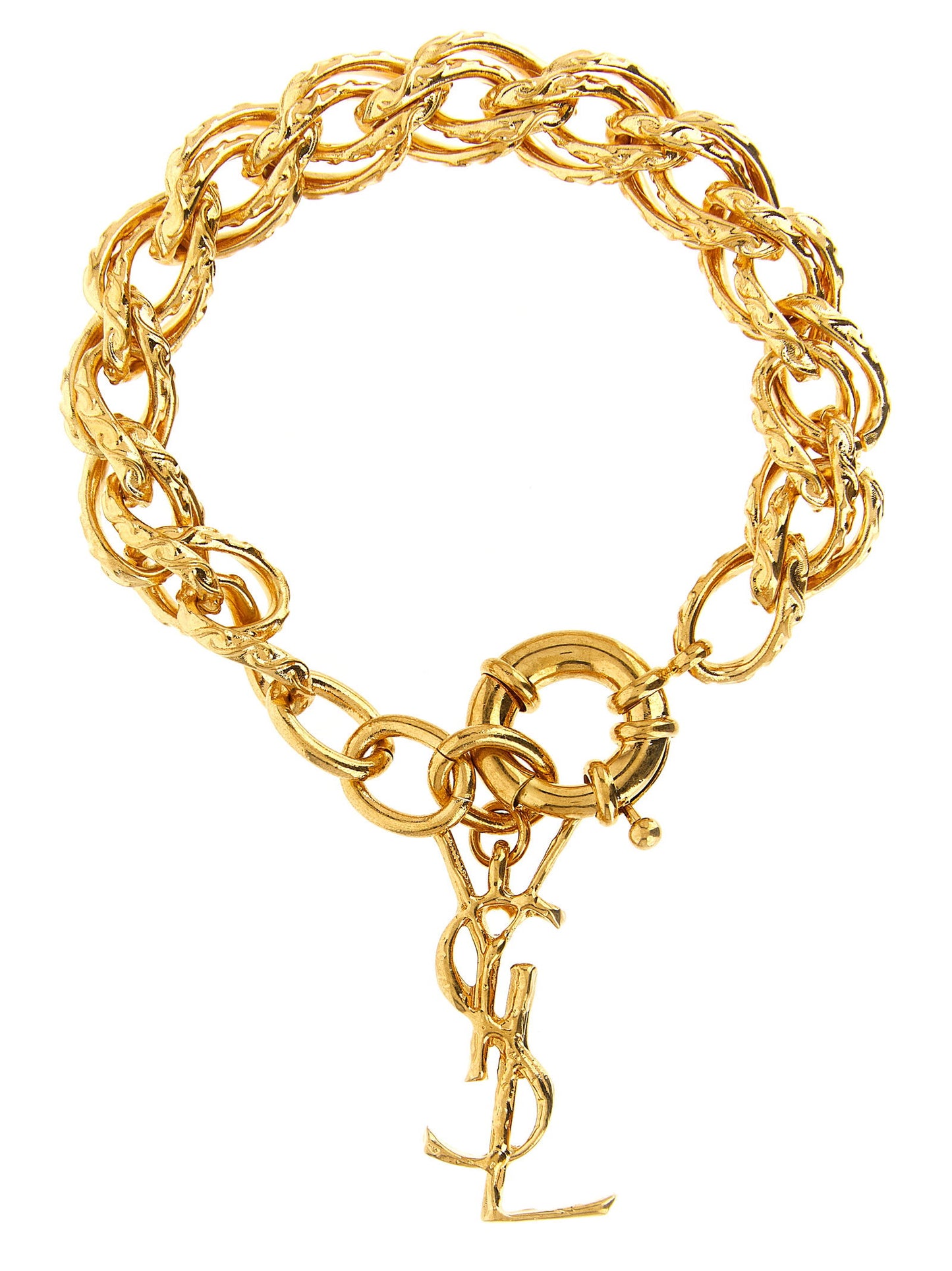 Saint Laurent String Chain Bracelet