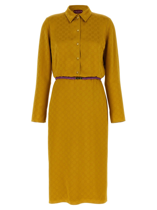 Gucci Jacquard Gg Dress
