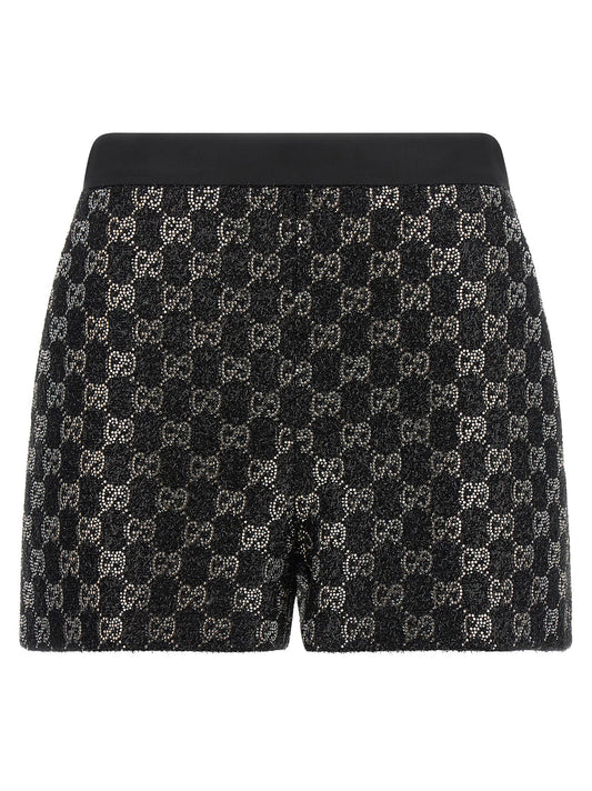 Gucci Gg Lamé Tweed Shorts