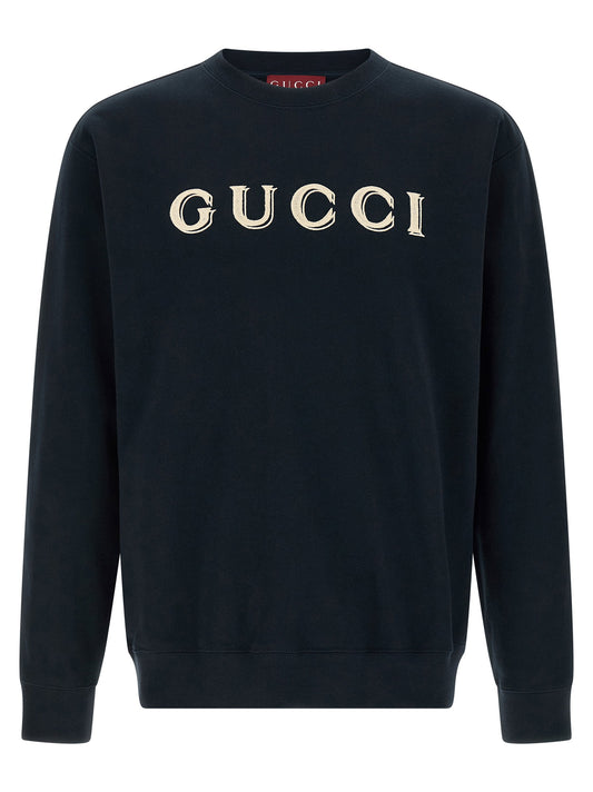 Gucci Logo Embroidery Sweatshirt