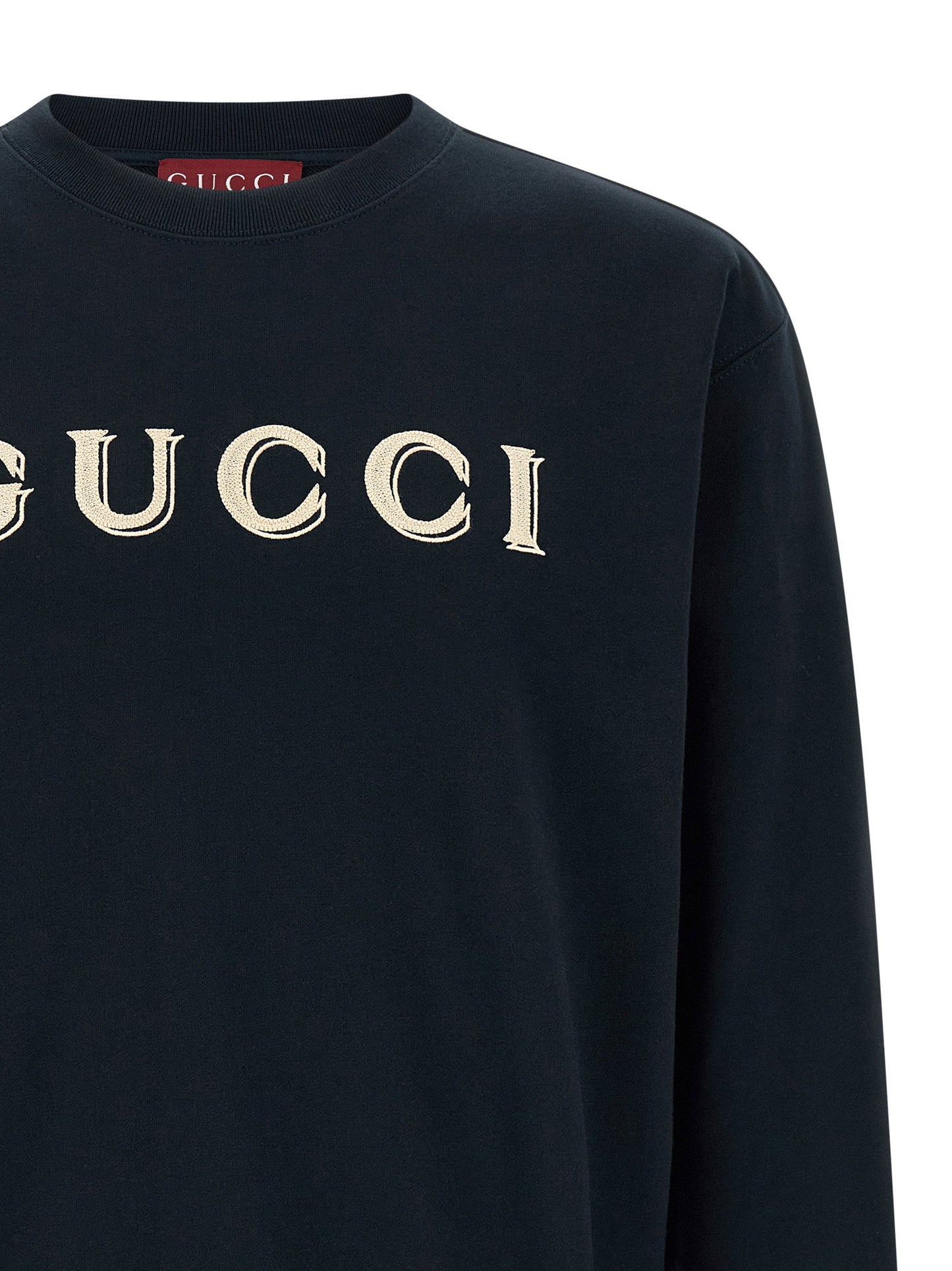 Gucci Logo Embroidery Sweatshirt