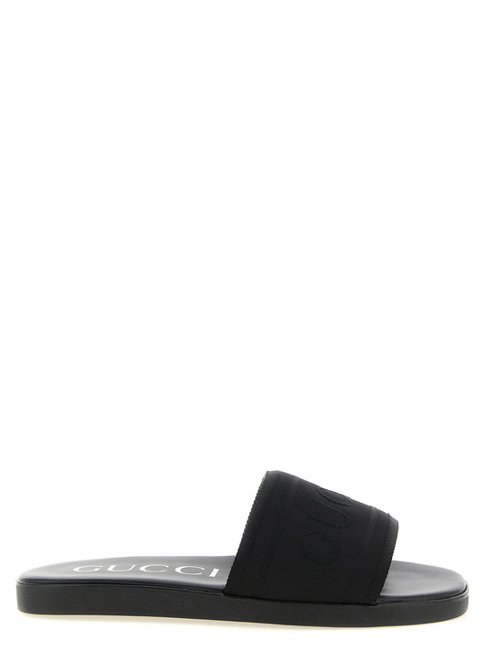 Gucci Jacquard Logo Slides