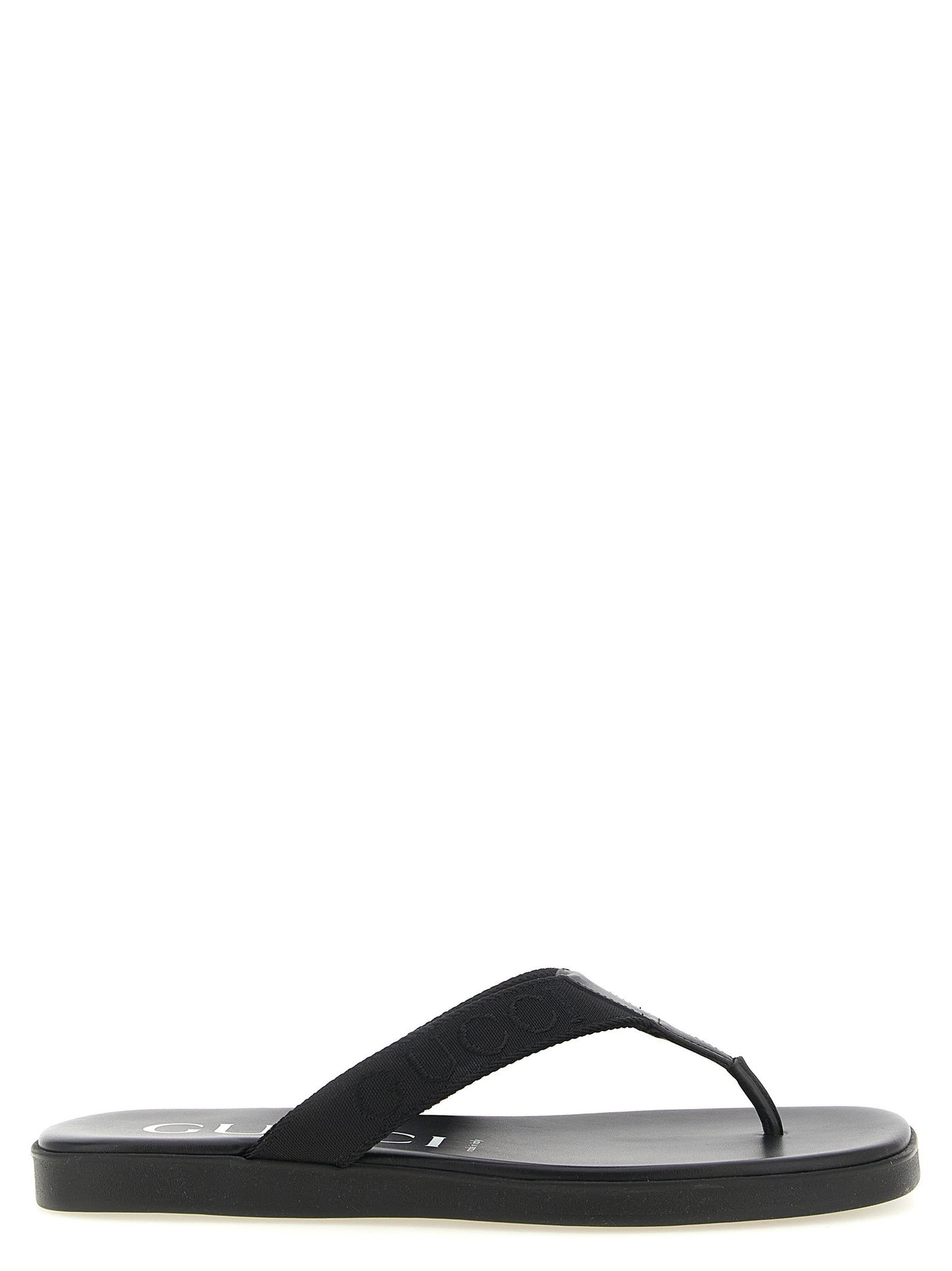 Gucci Jacquard Thong Sandals
