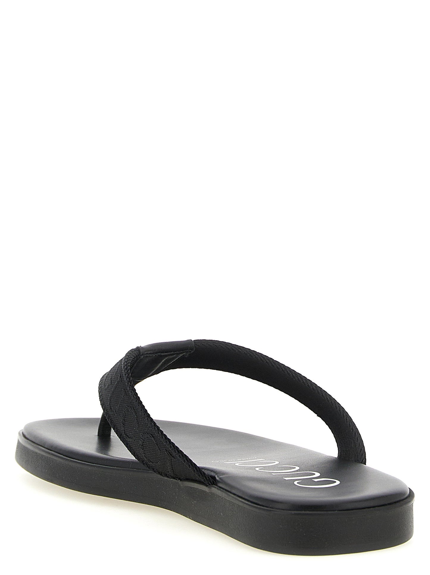 Gucci Jacquard Thong Sandals