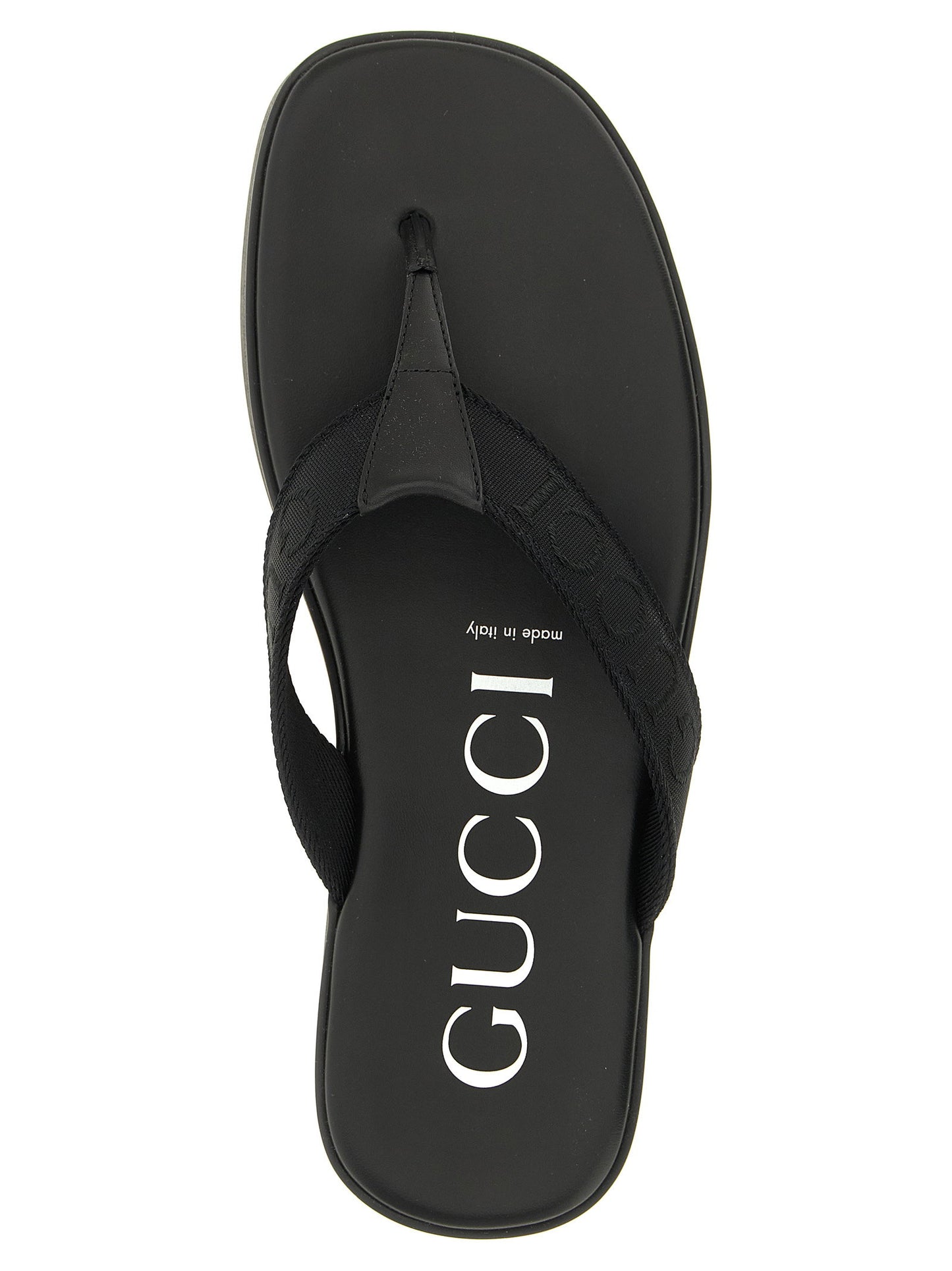 Gucci Jacquard Thong Sandals
