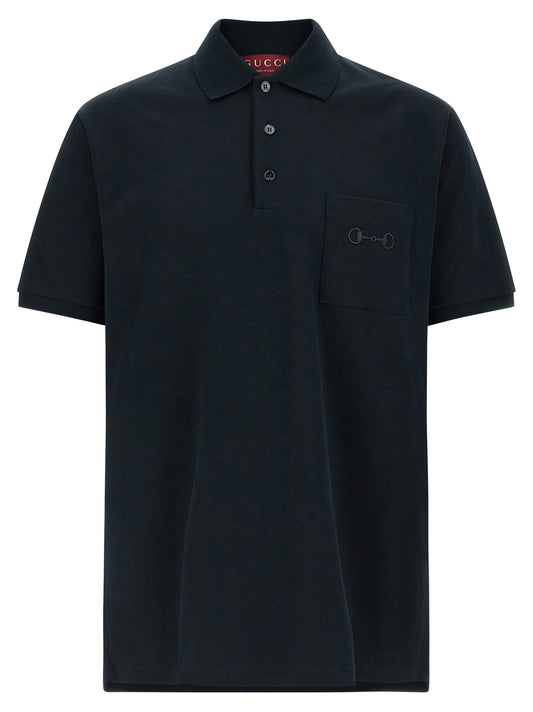 Gucci Morsetto Embroidery Polo Shirt