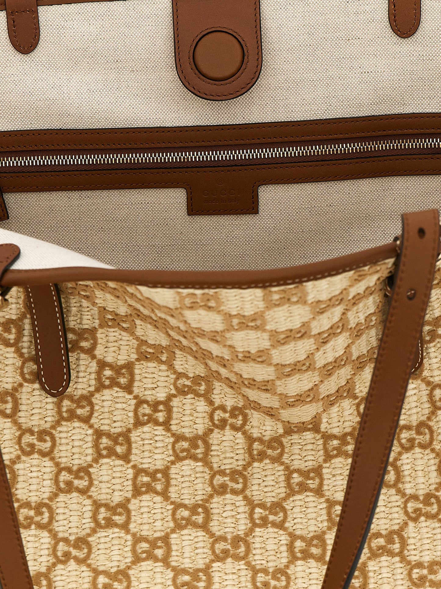 Gucci Large Woven Shopping Bag