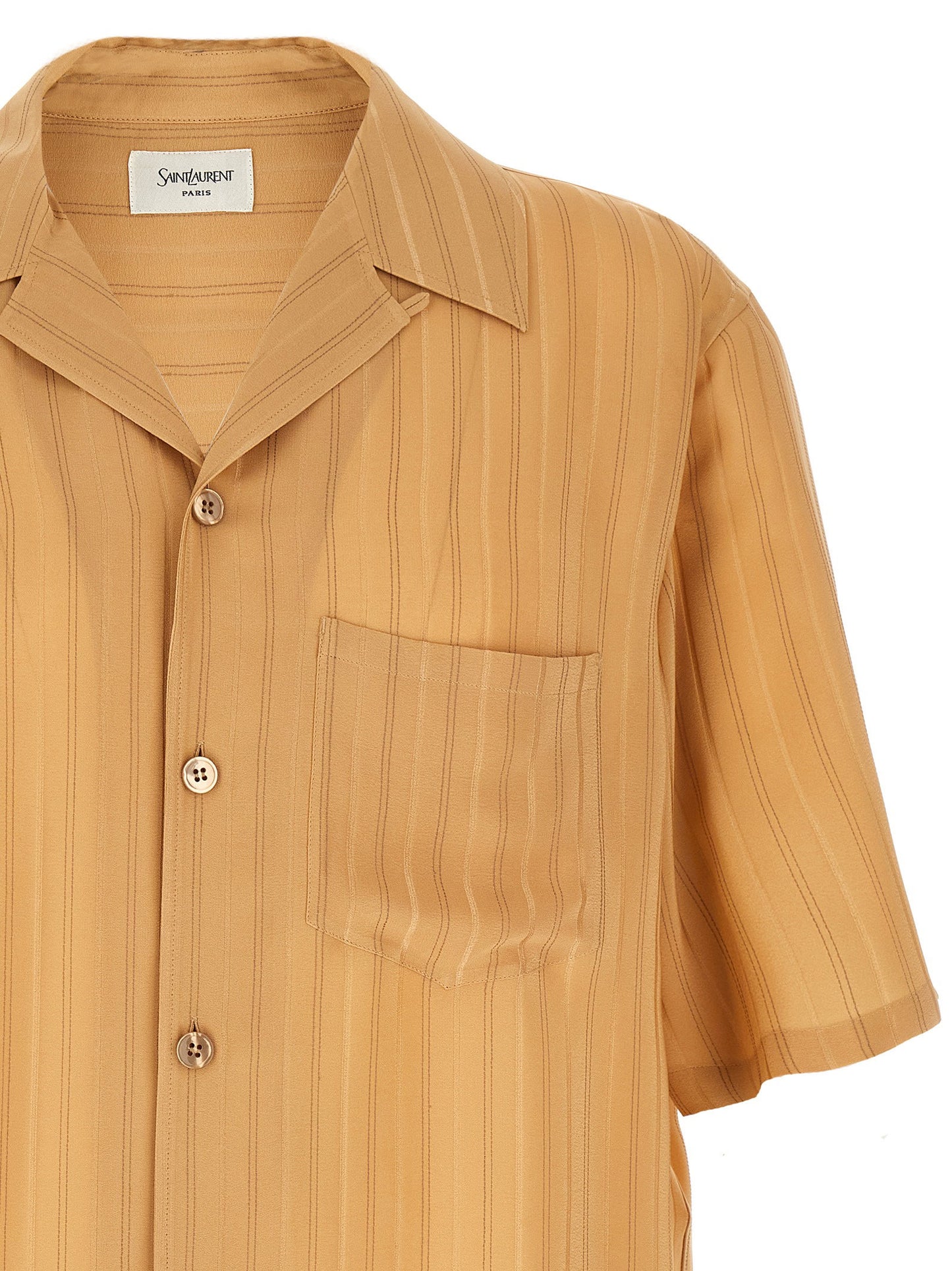 Saint Laurent Striped Silk Shirt