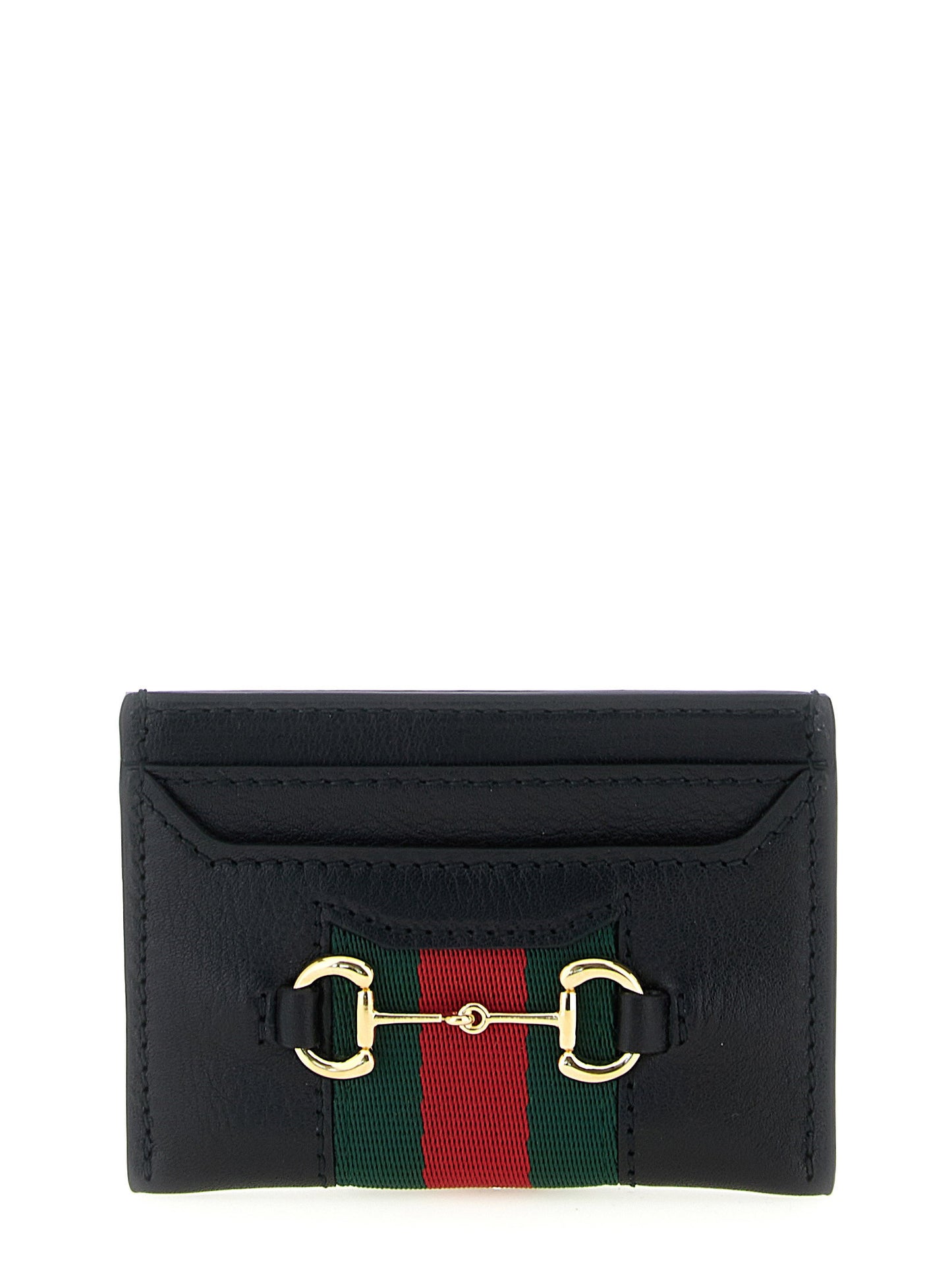 Web Horsebit Gucci Card Holder