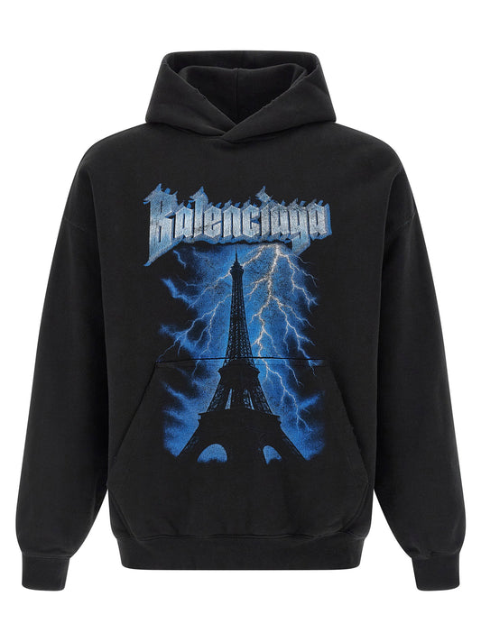 Balenciaga Paris Thunderstorm Hoodie
