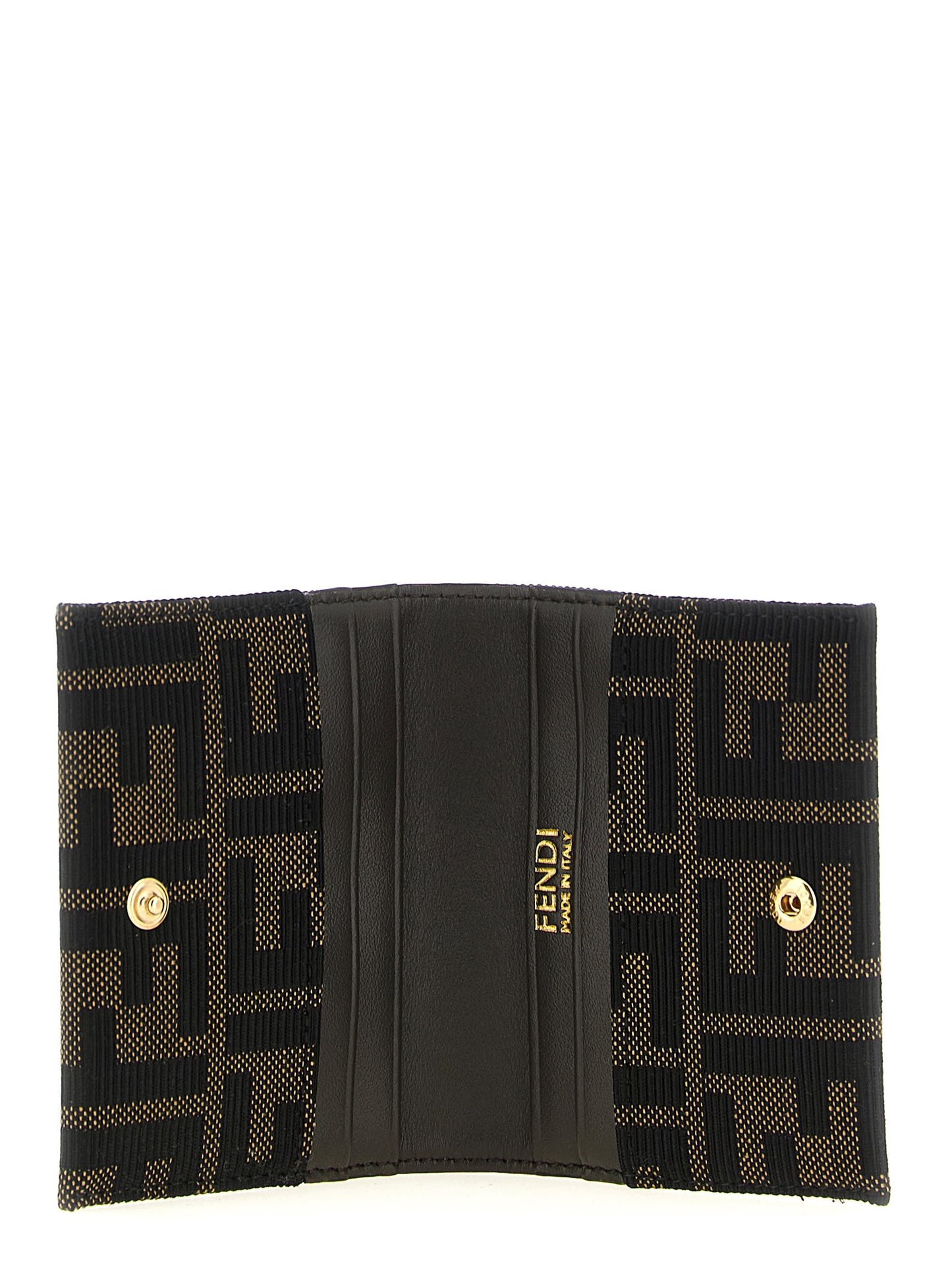 Fendi Ff Jacquard Cardholder