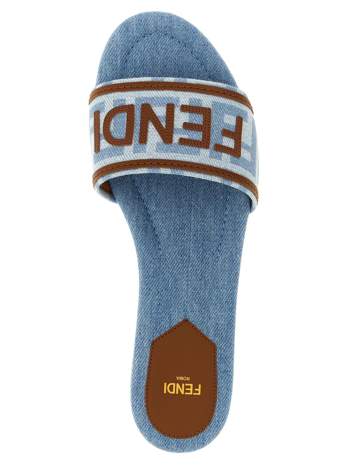 Fendi Denim Sandals
