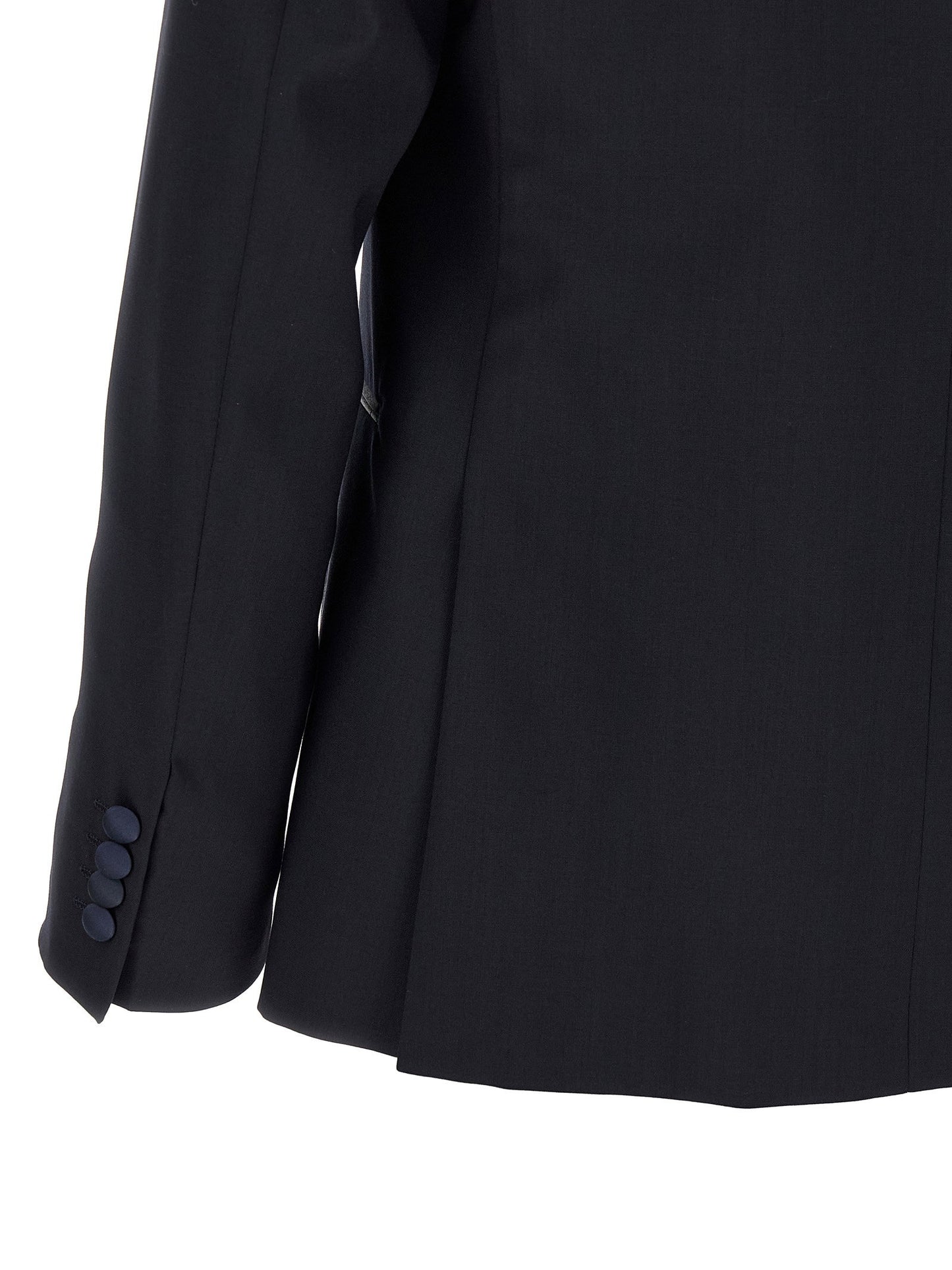 Pal Zileri Wool And Satin Dress