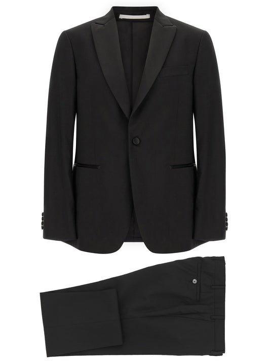 Pal Zileri Wool And Satin Dress