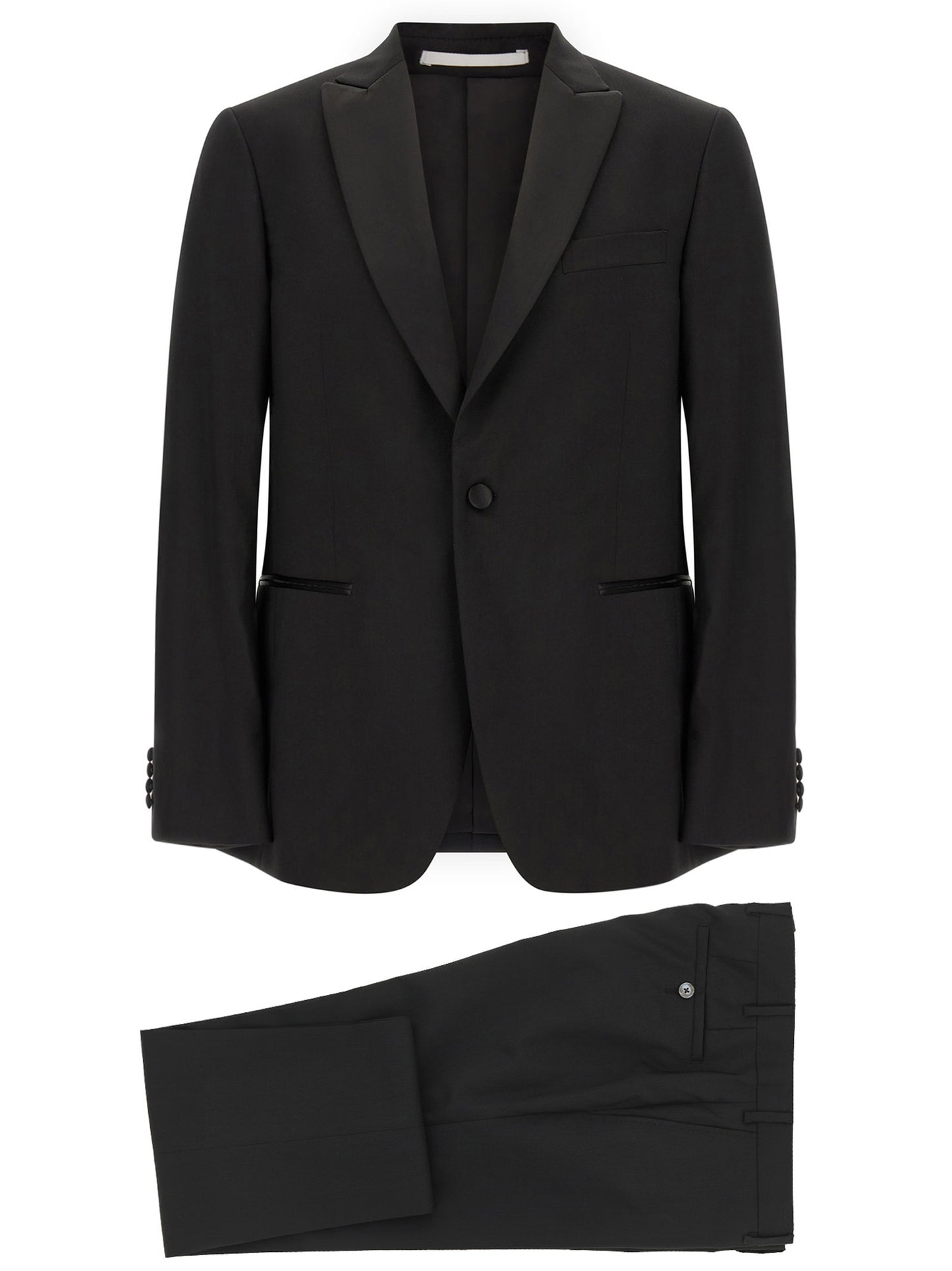 Pal Zileri Wool And Satin Dress