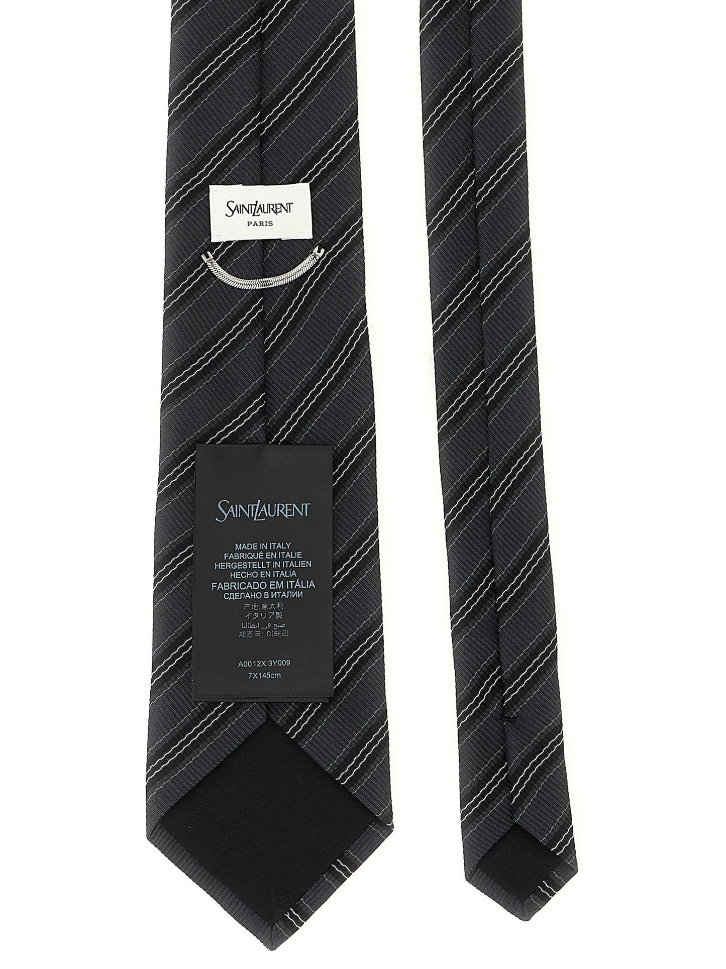 Saint Laurent Striped Tie