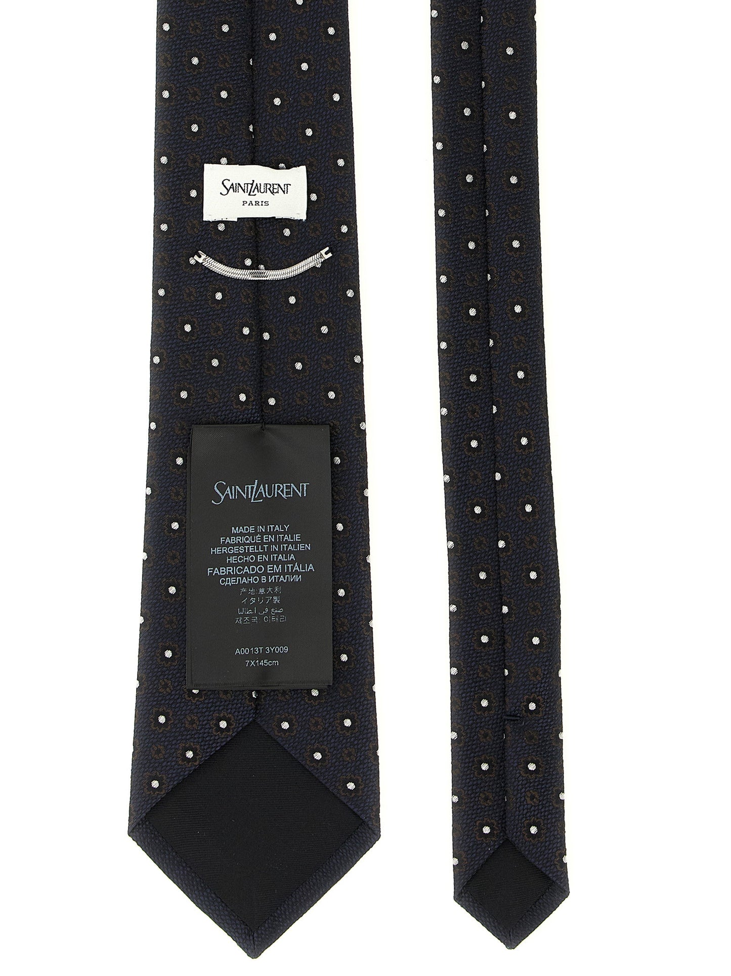 Saint Laurent Jacquard Tie