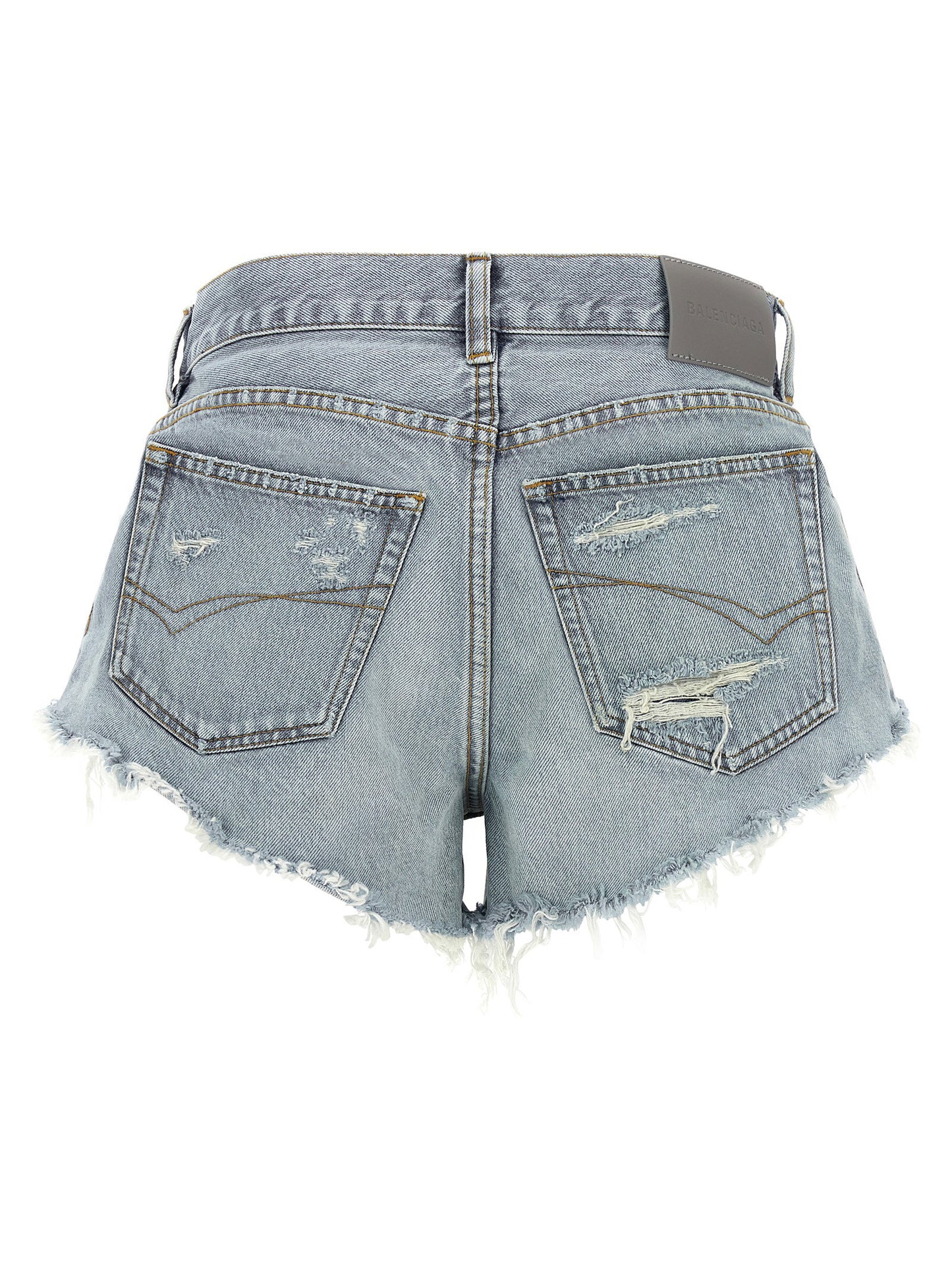 Balenciaga Denim Shorts