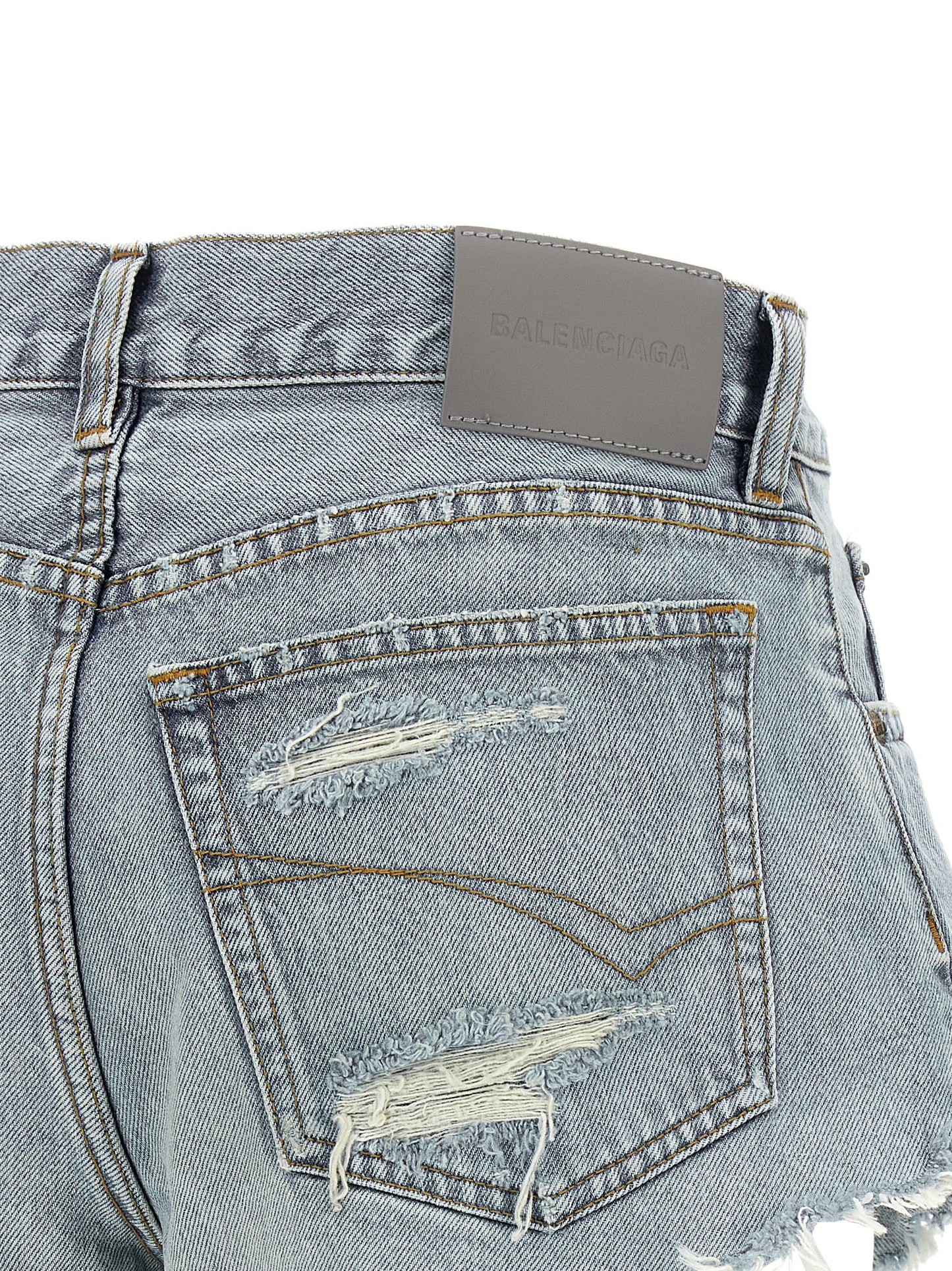 Balenciaga Denim Shorts