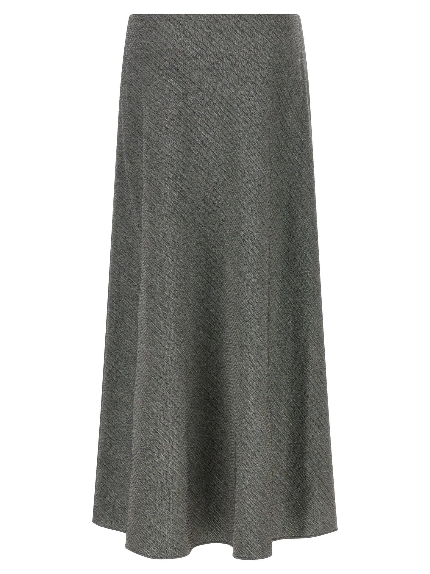 Alberta Ferretti Bell Chevron Skirt