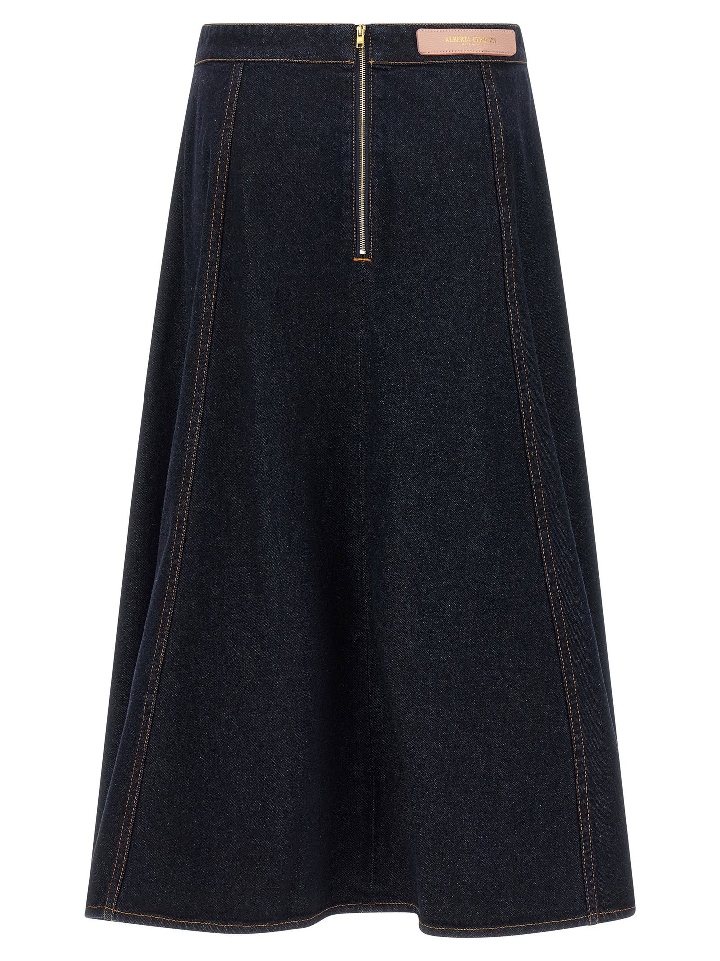 Alberta Ferretti Denim Skirt
