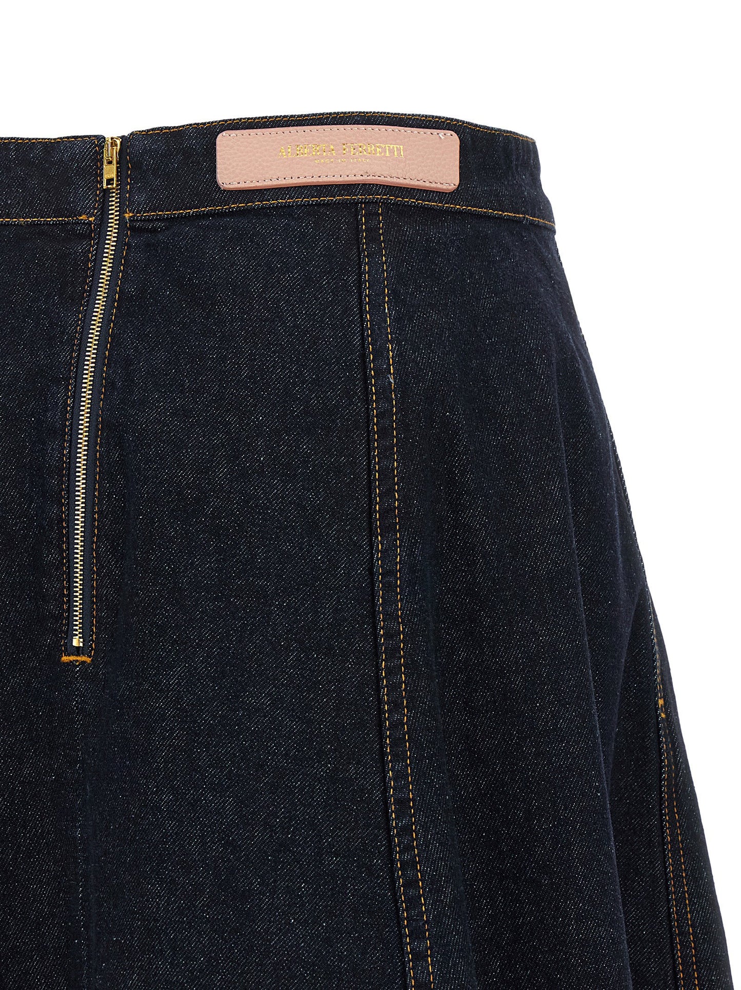 Alberta Ferretti Denim Skirt