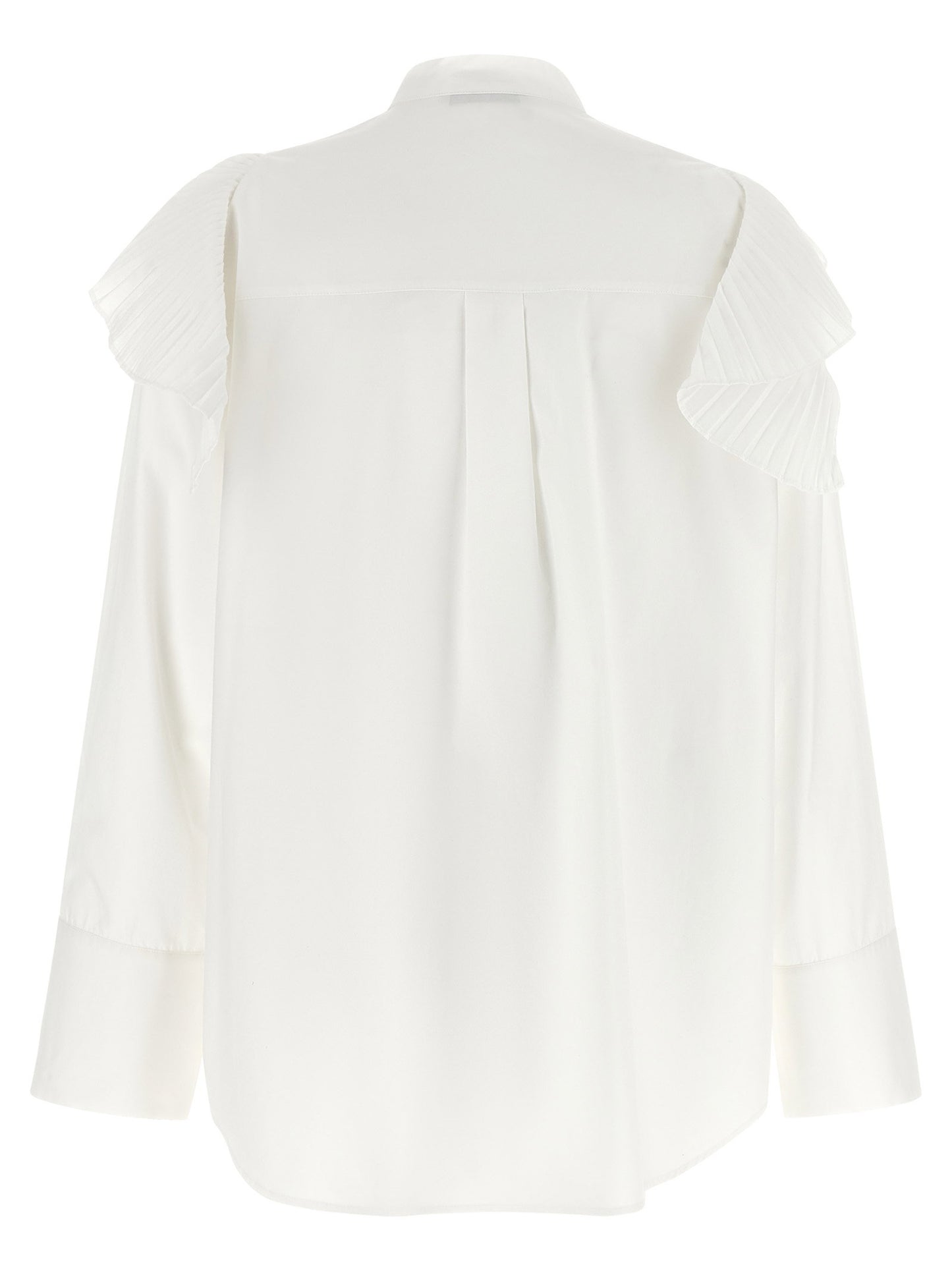 Alberta Ferretti Pleated Ruffle Shirt