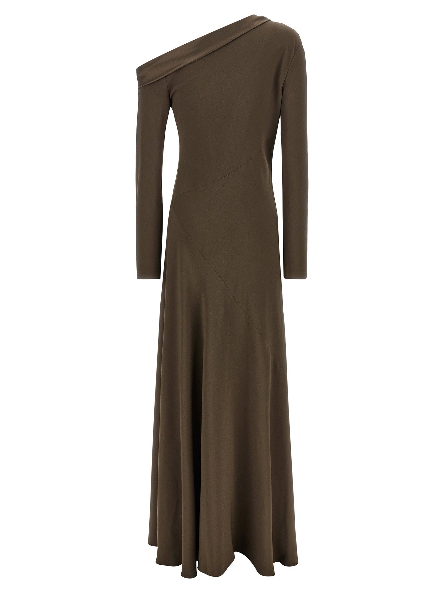 Alberta Ferretti Bare Shoulder Dress