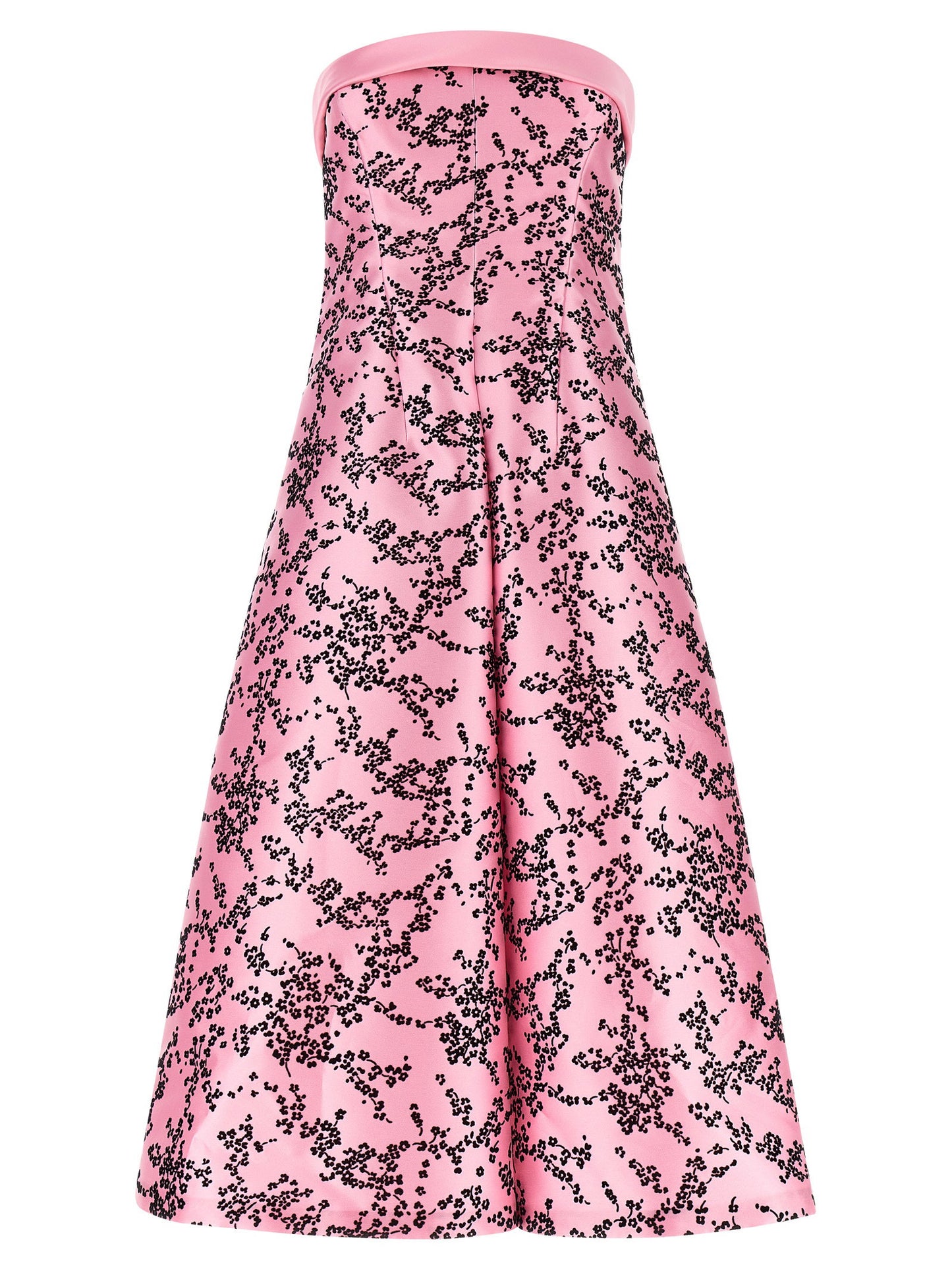 Alberta Ferretti Mikado Floreale Dress