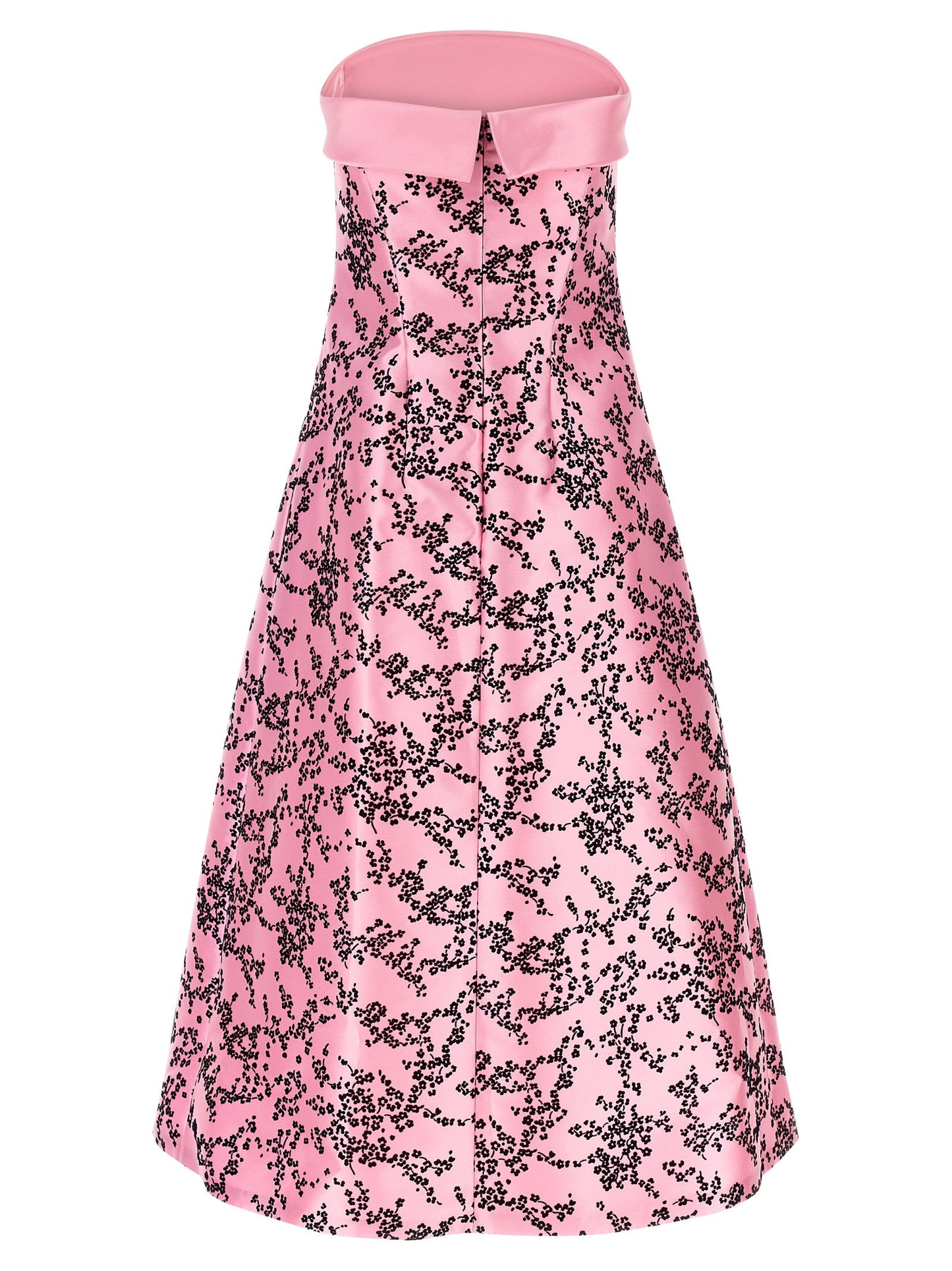 Alberta Ferretti Mikado Floreale Dress