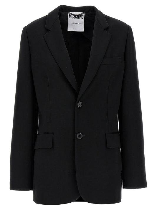 Moschino Single-breasted Martingale Blazer